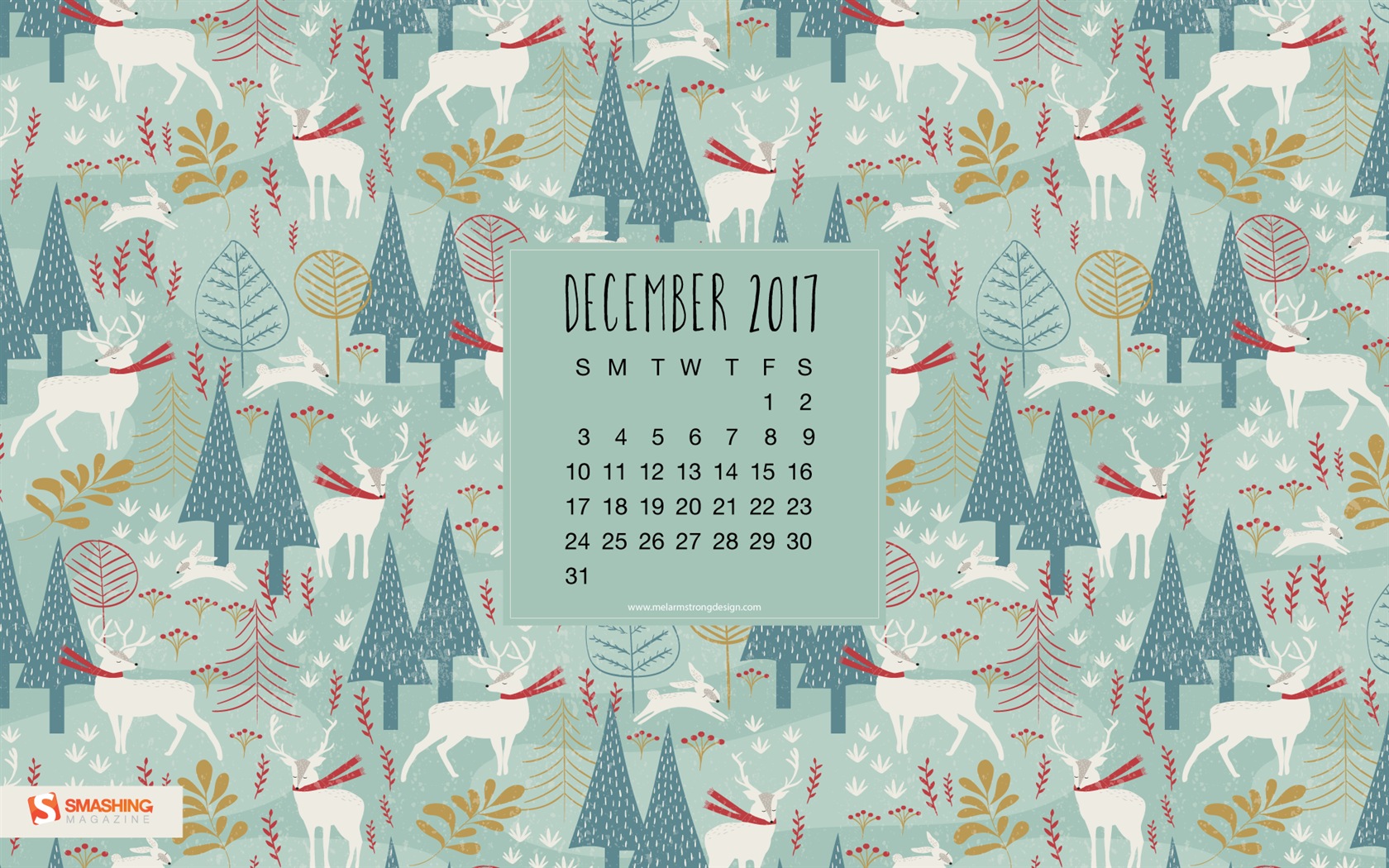 Dezember 2017 Kalender Hintergrund #7 - 1680x1050