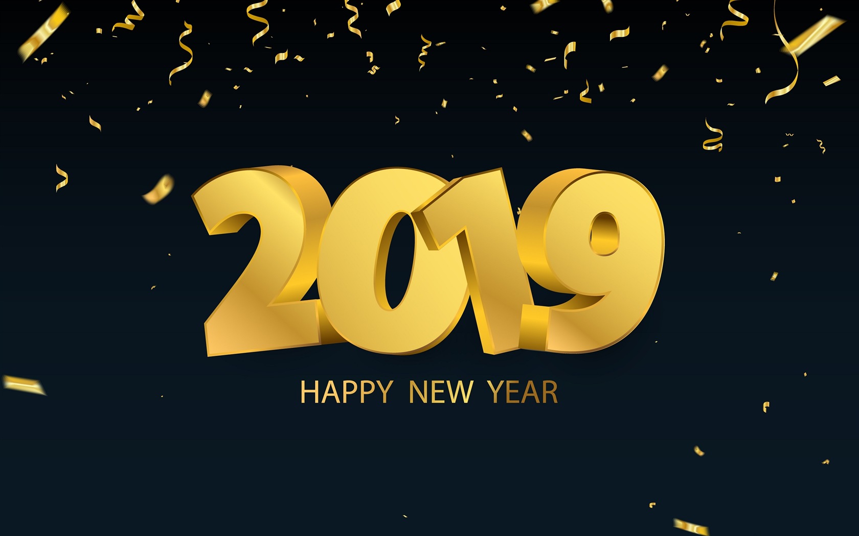 Frohes neues Jahr 2019 HD Wallpaper #13 - 1680x1050