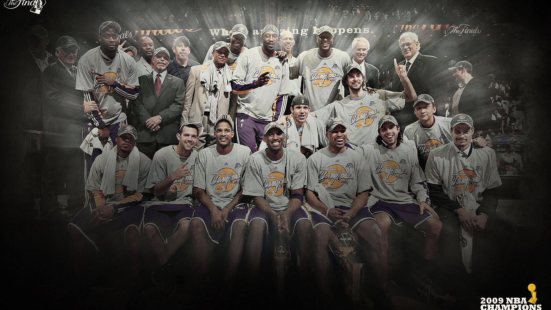 NBA2009 Champion Lakers Wallpaper #2 - 1920x1080