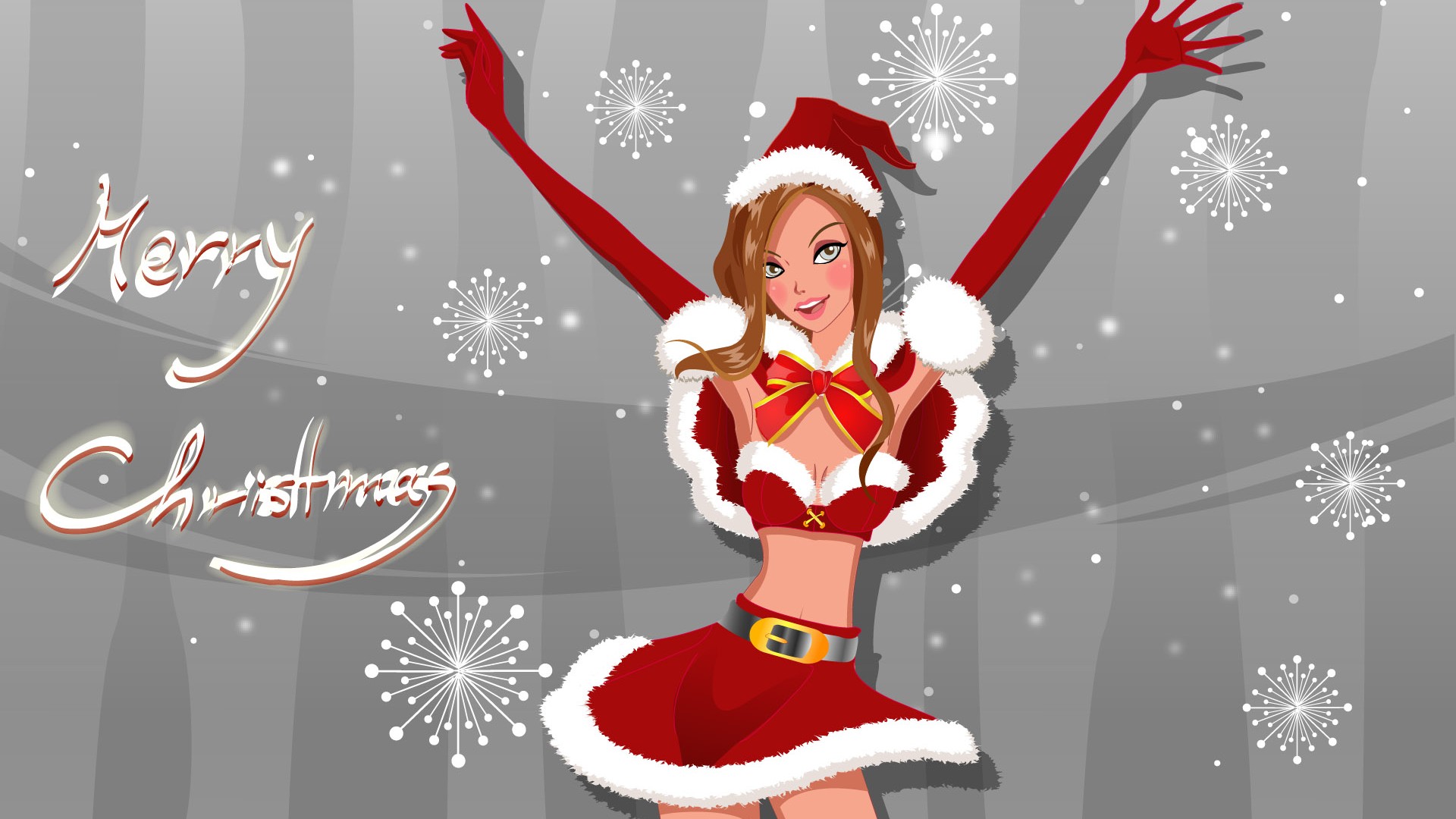 Christmas Wallpaper illustration MM #14 - 1920x1080