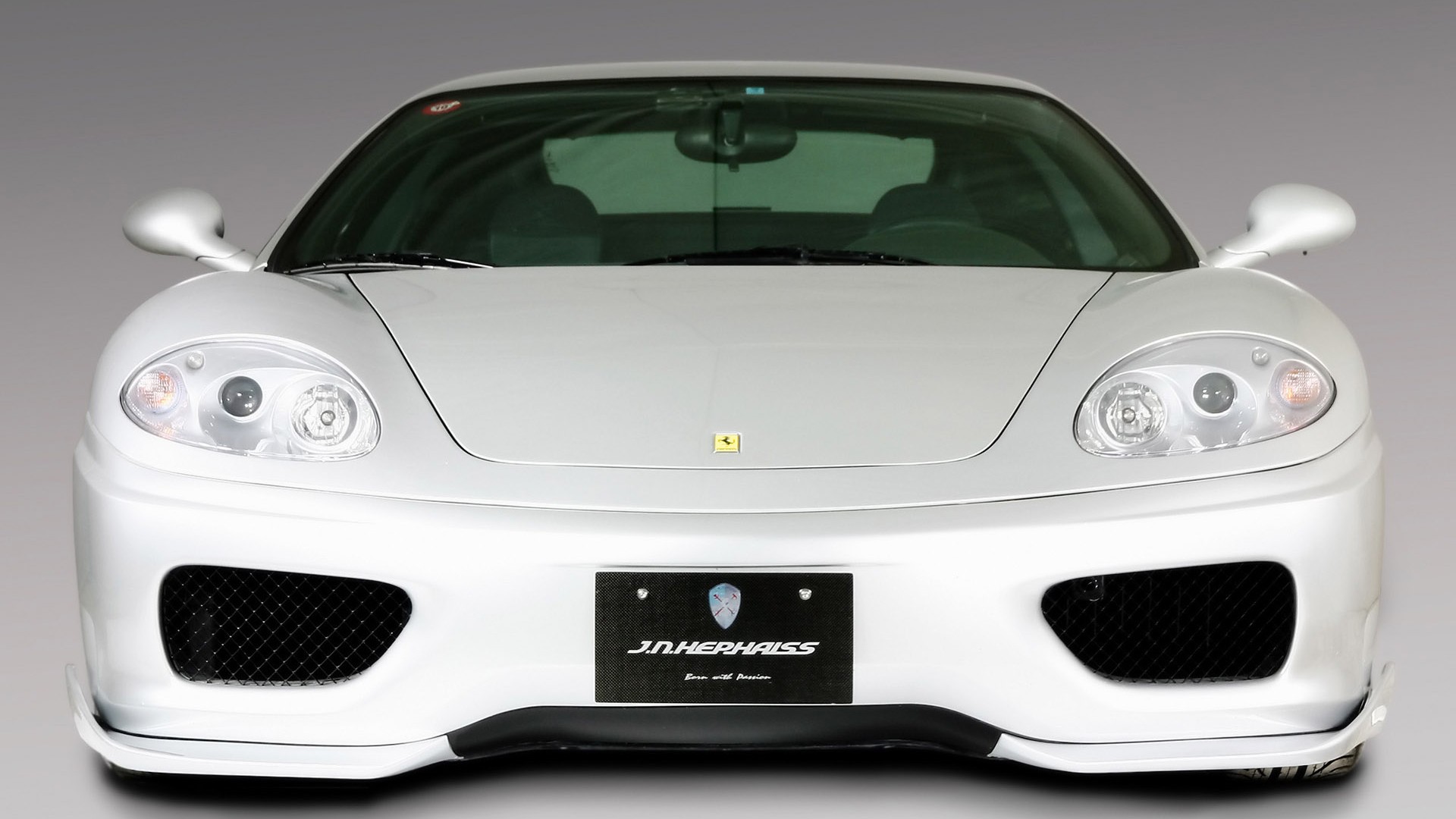 Белый Череп Ferrari F430 стола #6 - 1920x1080