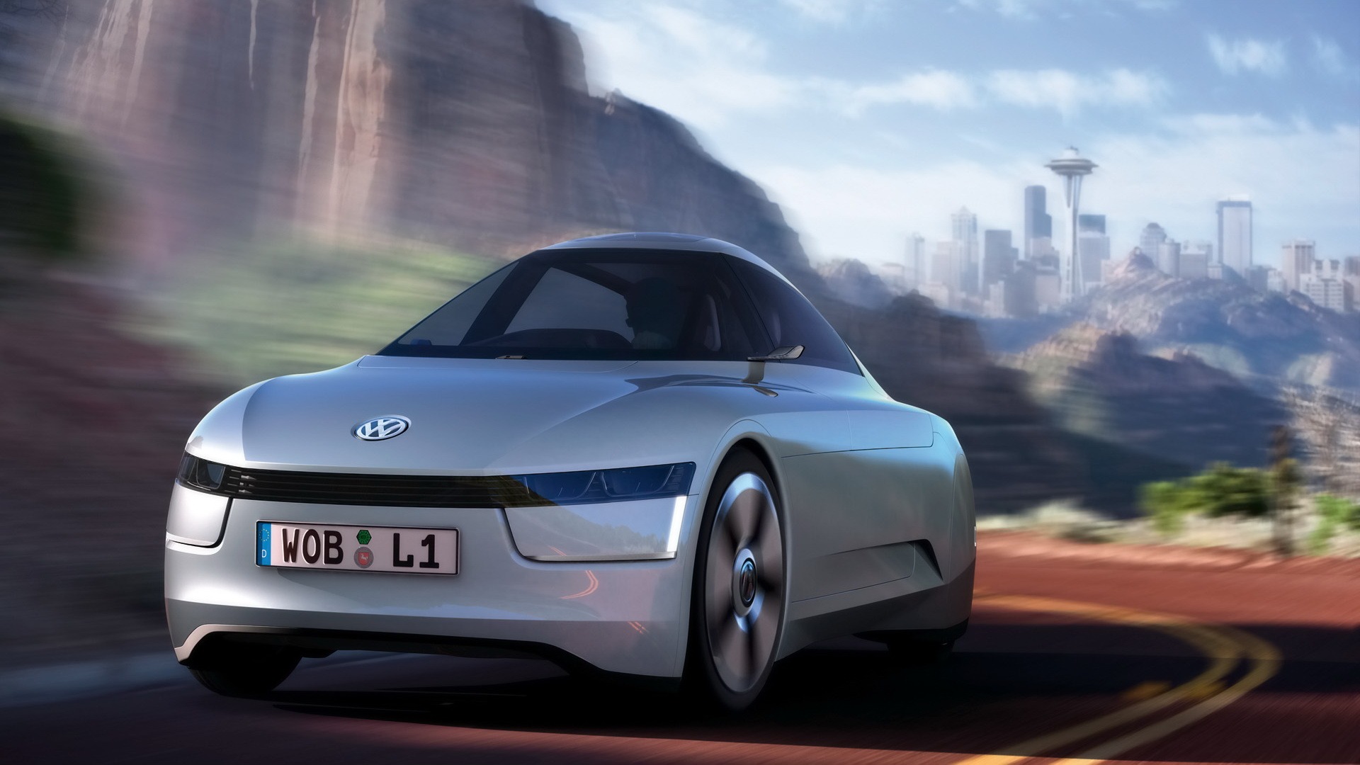 Volkswagen L1 Concept Car Wallpapers #1 - 1920x1080