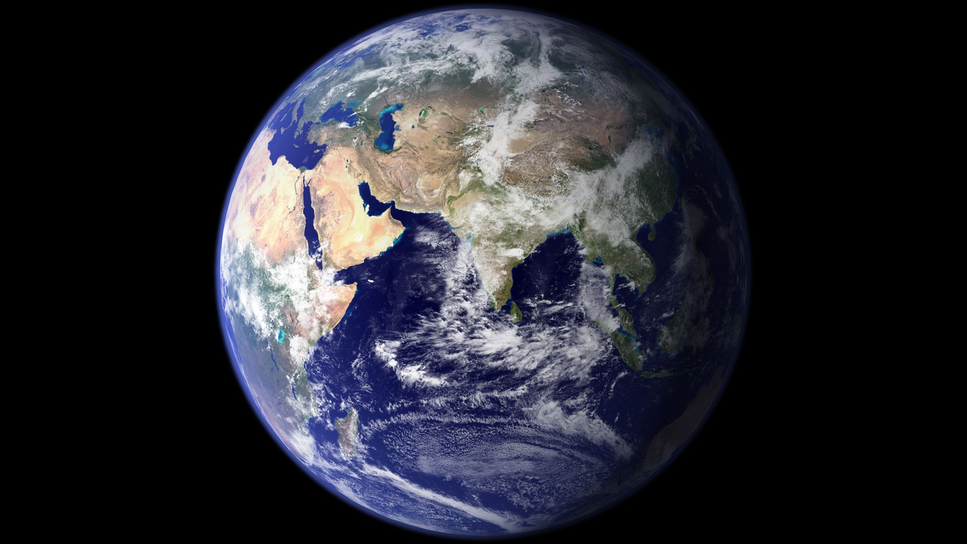 HD hermoso fondo de pantalla vista de pájaro de la Tierra #30 - 1920x1080