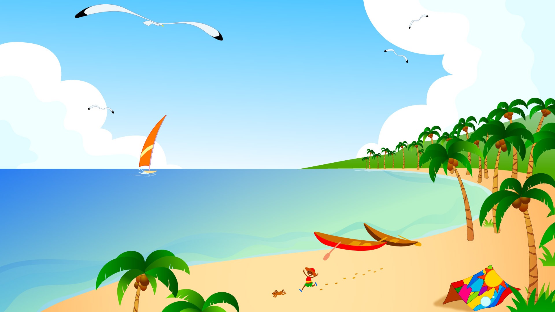 Vector Scenery Collection Bilder (2) #14 - 1920x1080