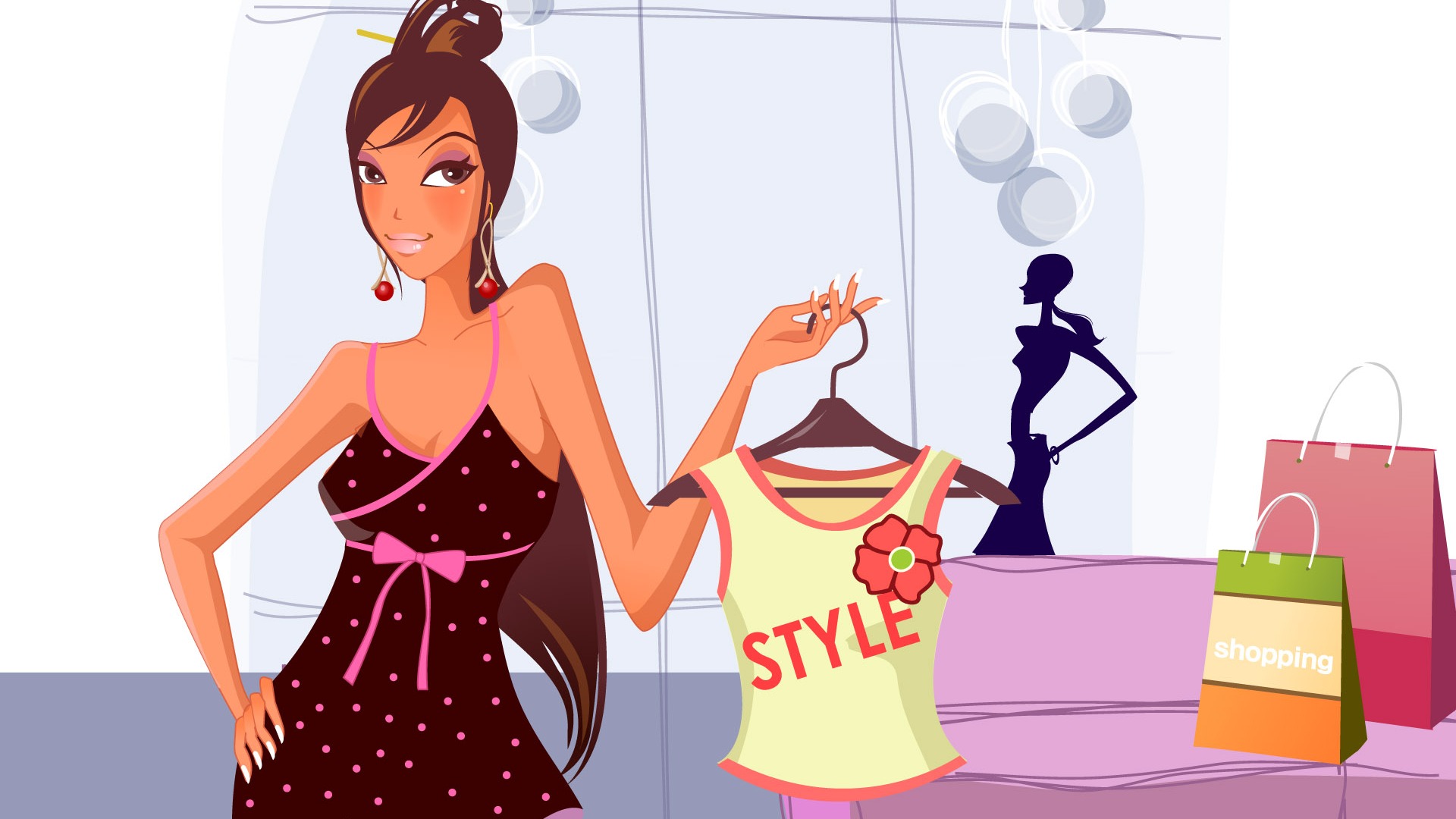 Fashion Shopping Frauen Wallpaper (2) #11 - 1920x1080