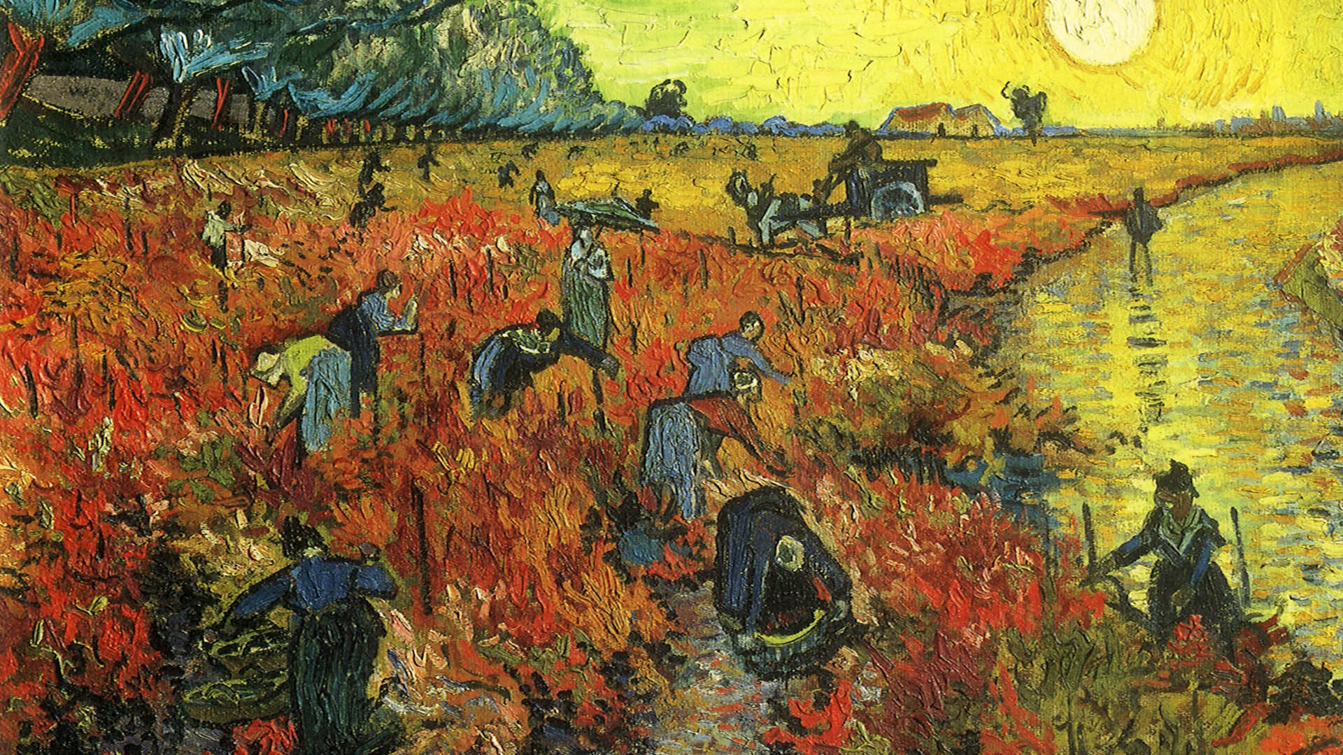Винсент Ван Гог картина обои (2) #12 - 1920x1080