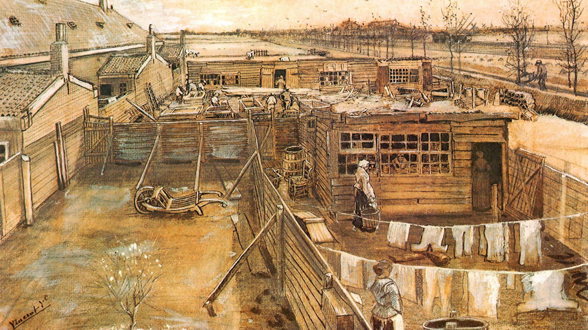 梵高绘画作品 壁纸(二)15 - 1920x1080