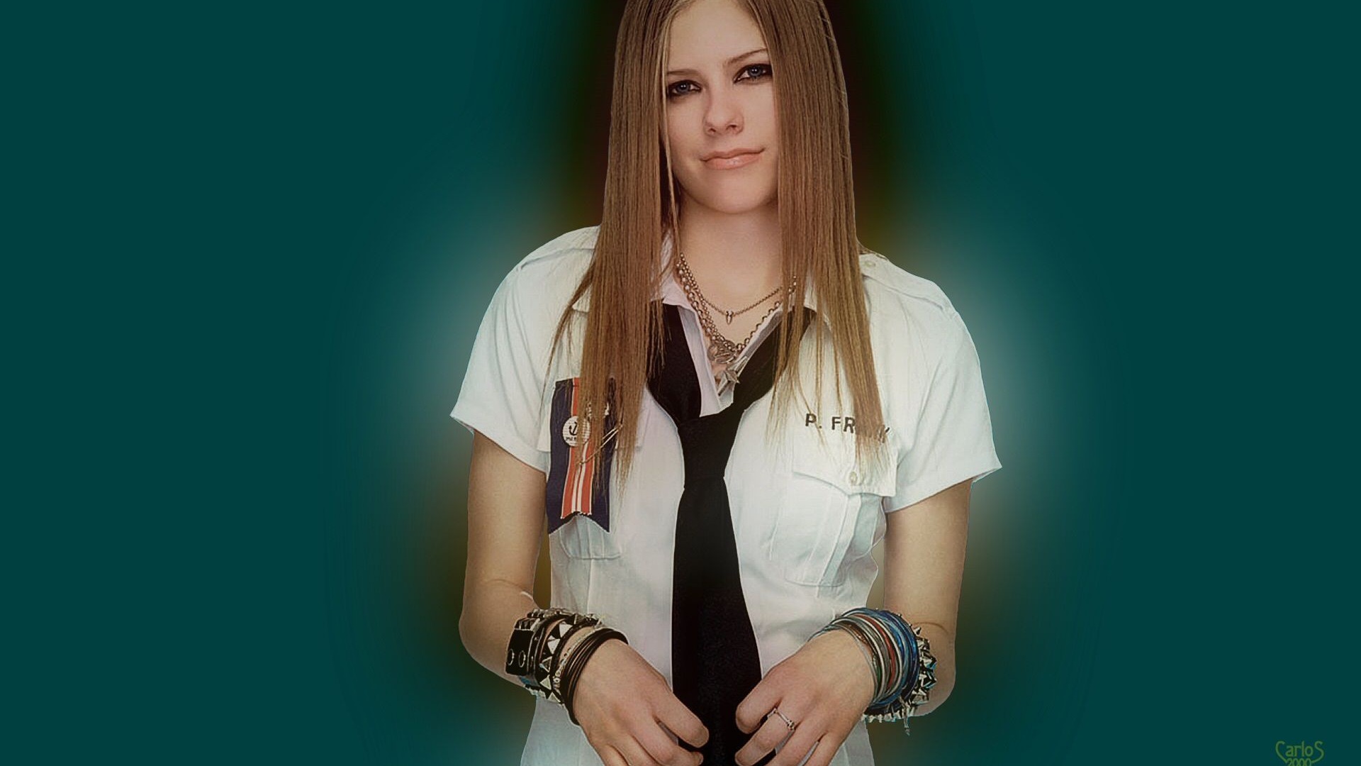 Avril Lavigne krásnou tapetu (2) #4 - 1920x1080