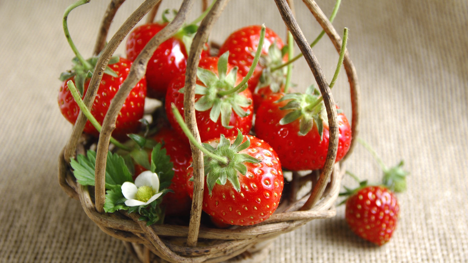 HD wallpaper fresh strawberries #12 - 1920x1080