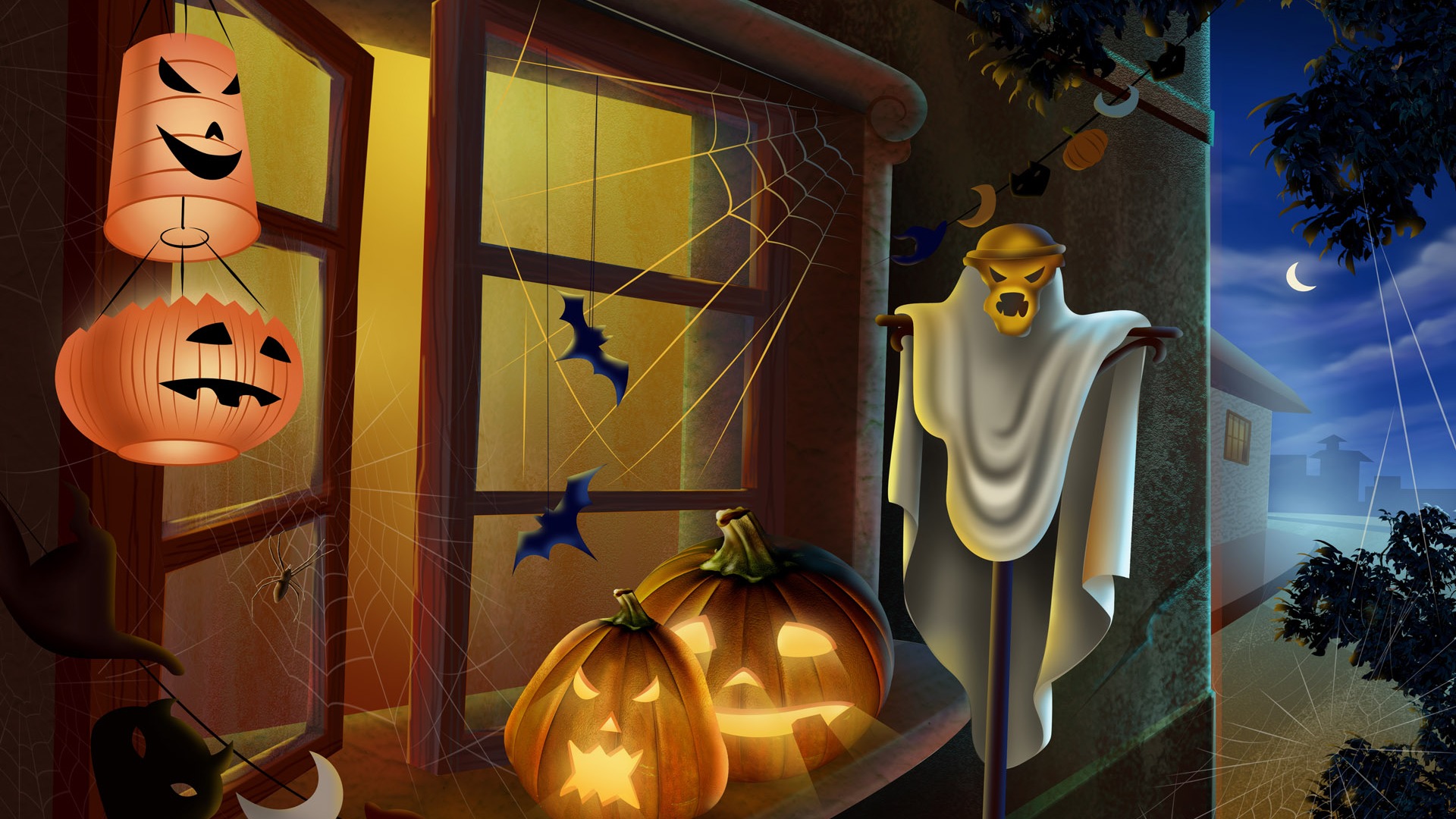 Halloween Téma Tapety na plochu (4) #7 - 1920x1080