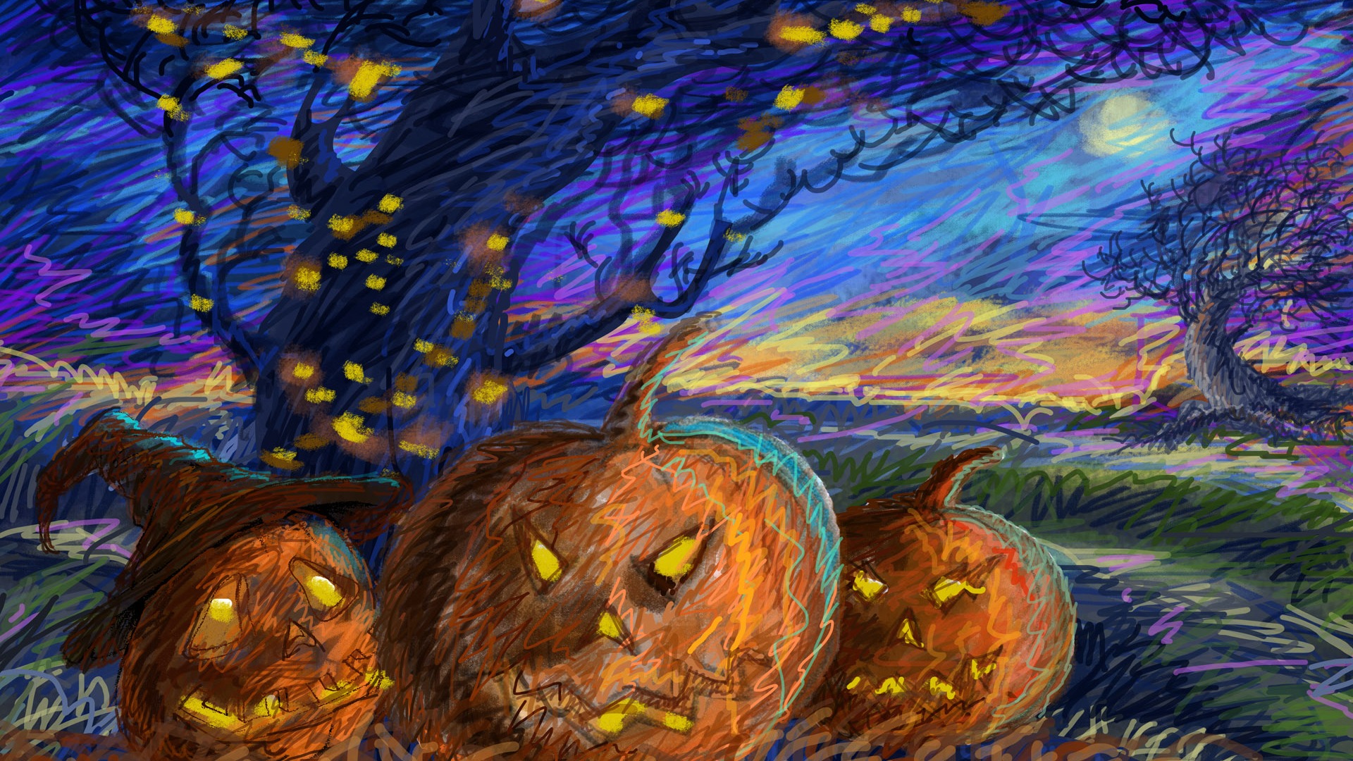 Halloween Theme Wallpapers (5) #2 - 1920x1080
