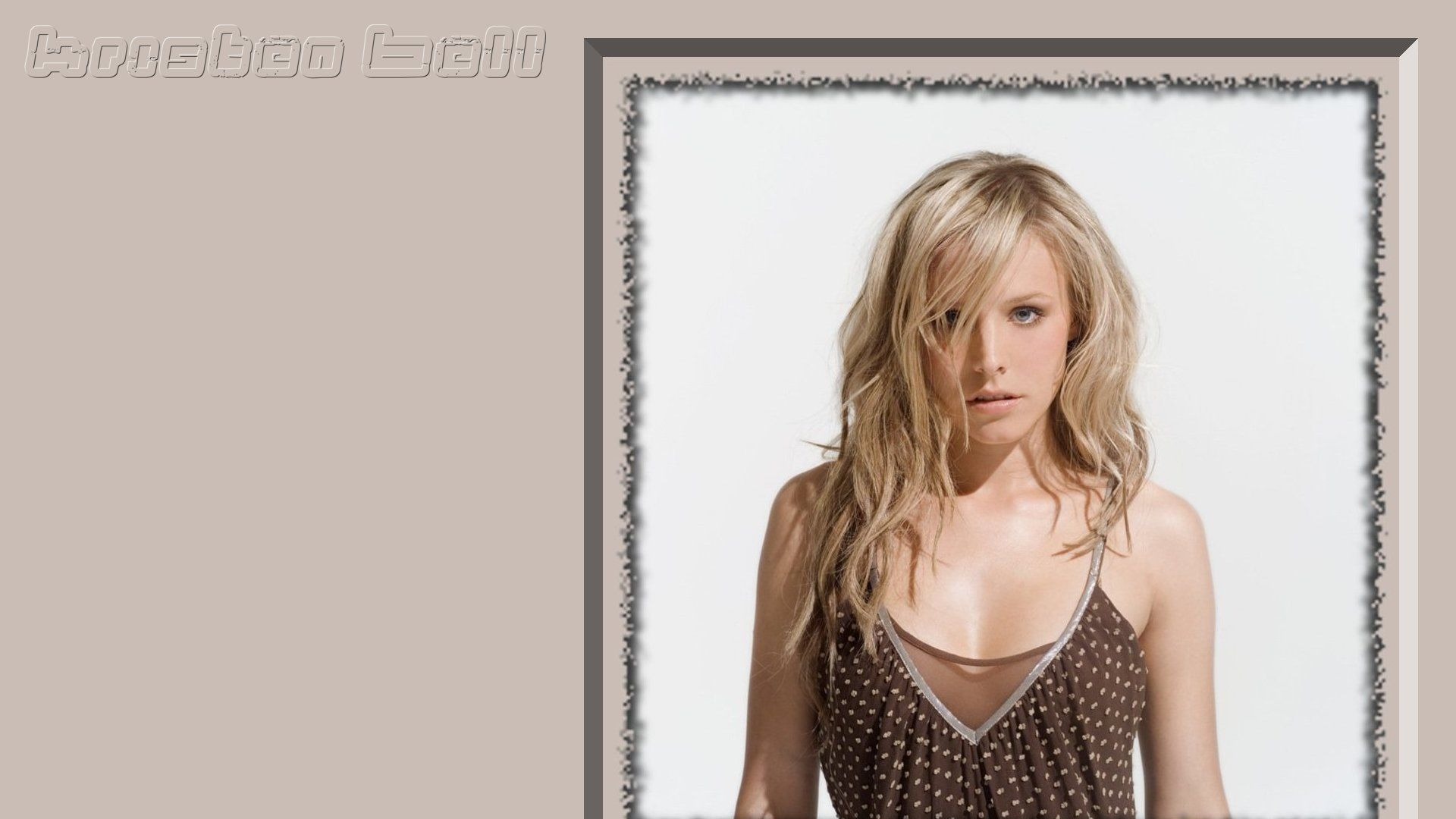 Kristen Bell 克里斯汀·贝尔 美女壁纸15 - 1920x1080