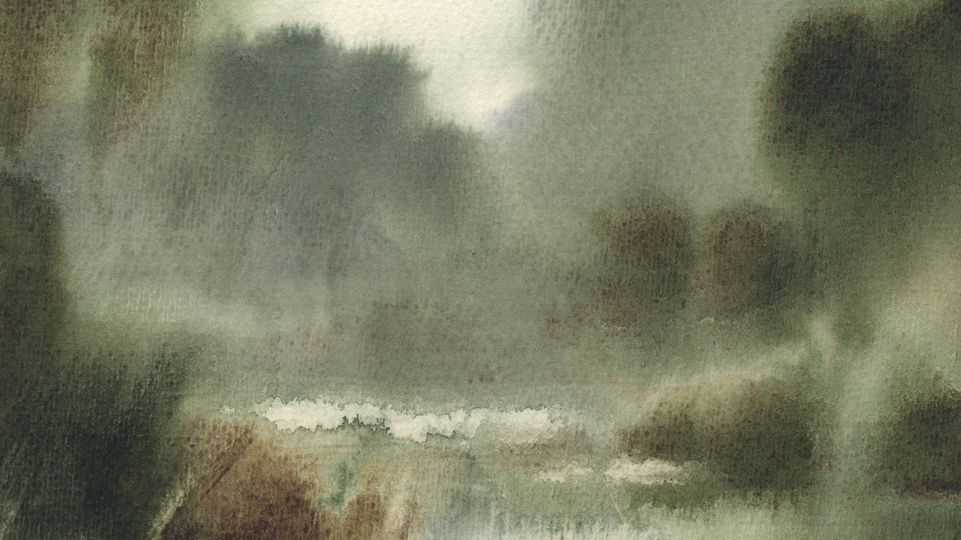 水彩景色 手繪壁紙(一) #9 - 1920x1080