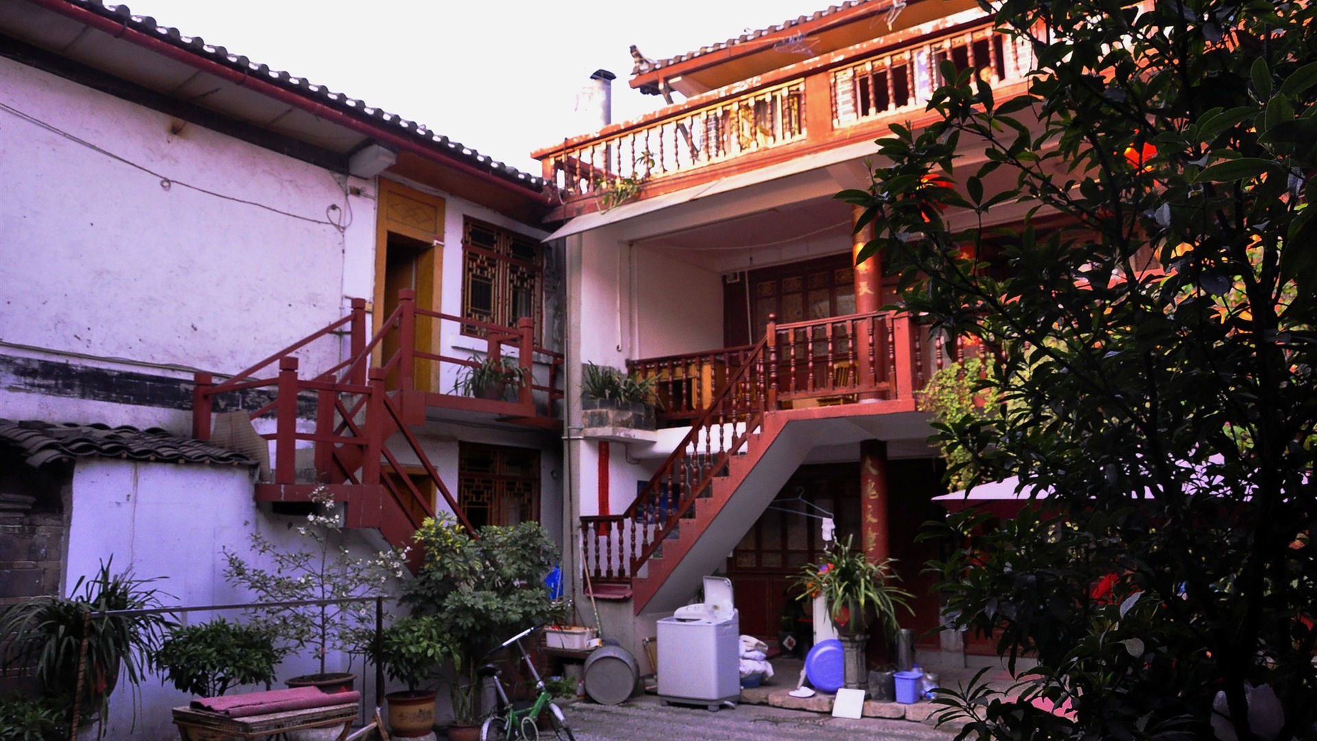 Lijiang ancient town atmosphere (1) (old Hong OK works) #34 - 1920x1080