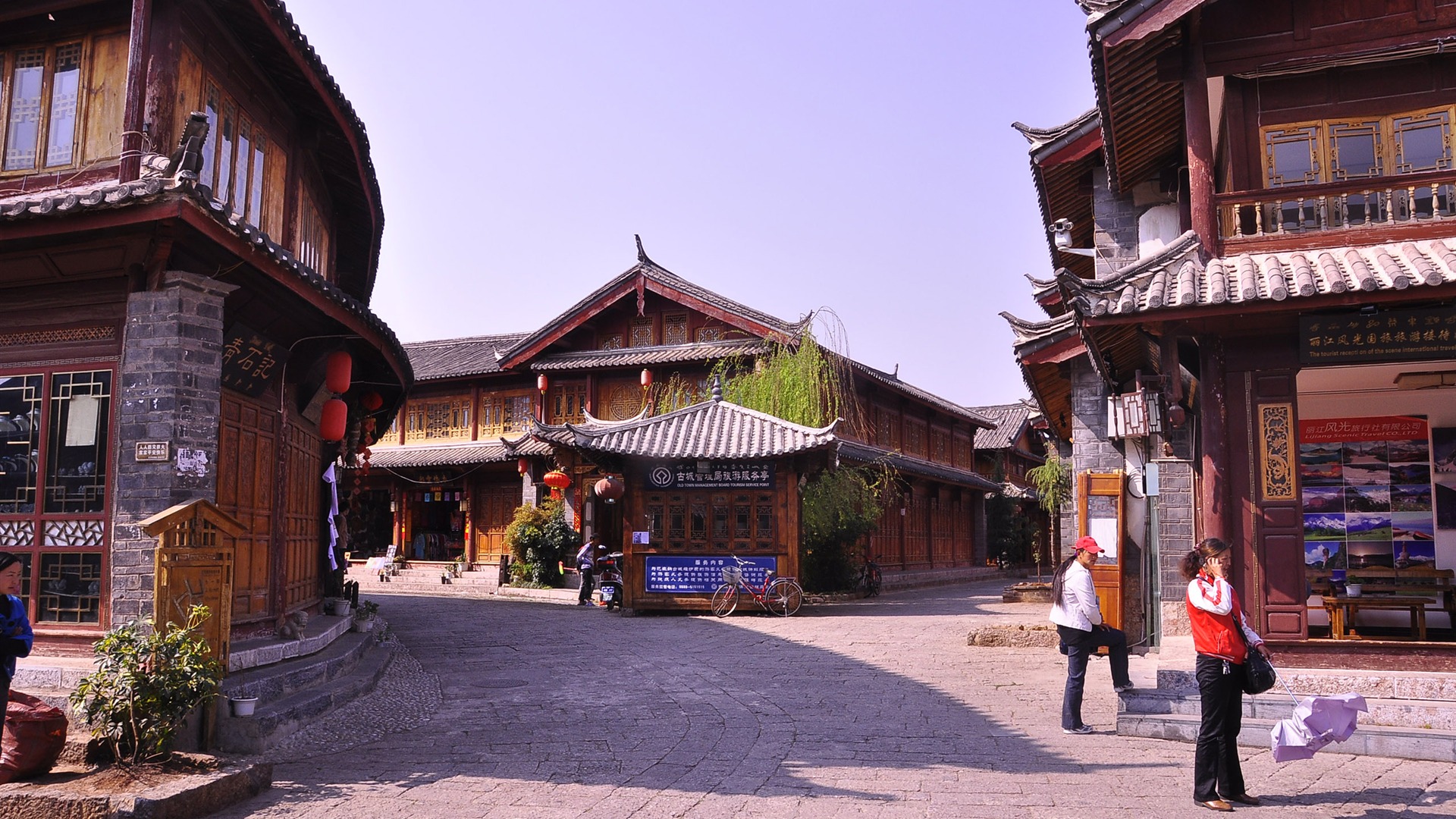 Lijiang ancient town atmosphere (2) (old Hong OK works) #15 - 1920x1080