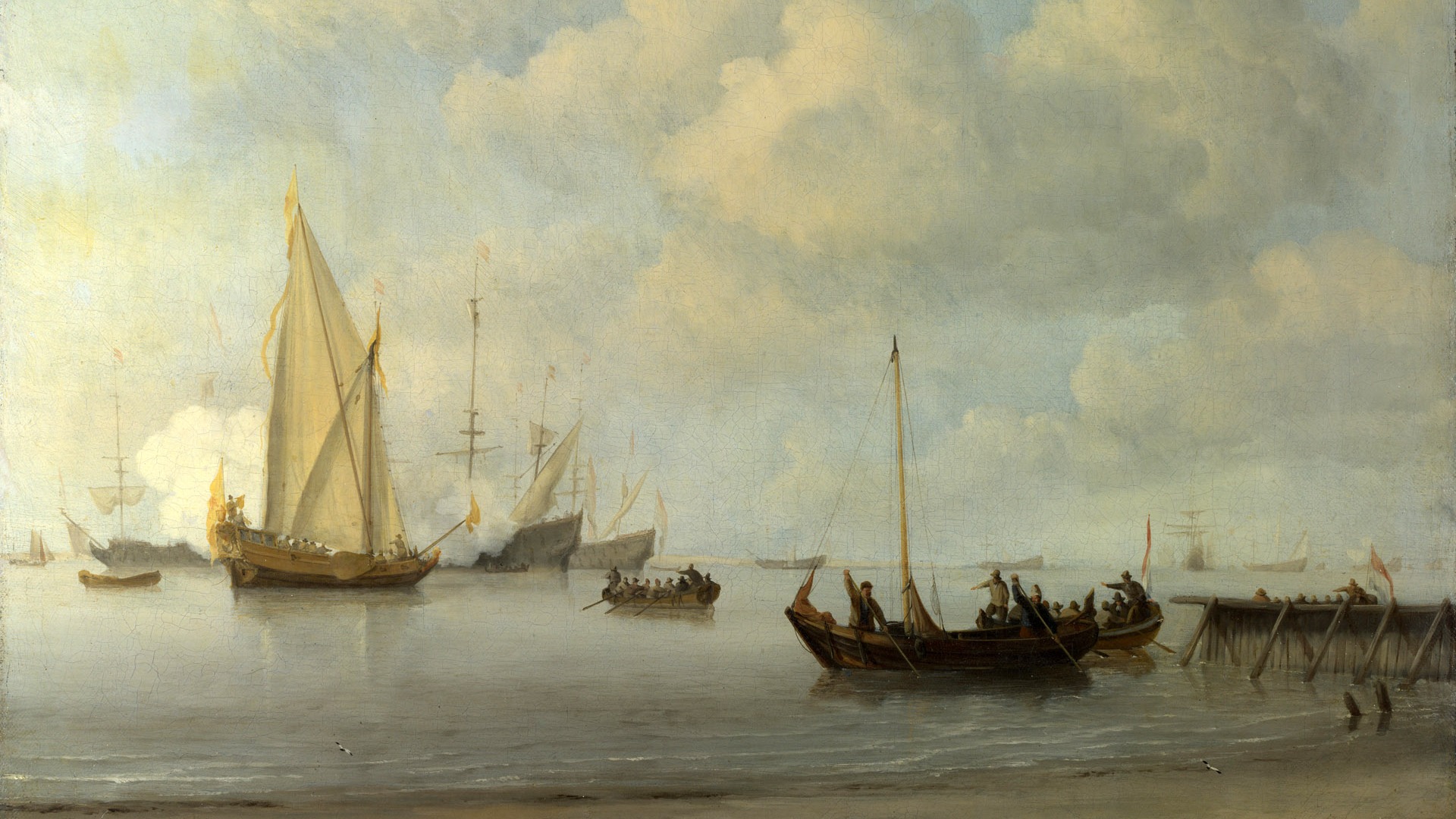 倫敦畫廊帆船 壁紙(二) #6 - 1920x1080