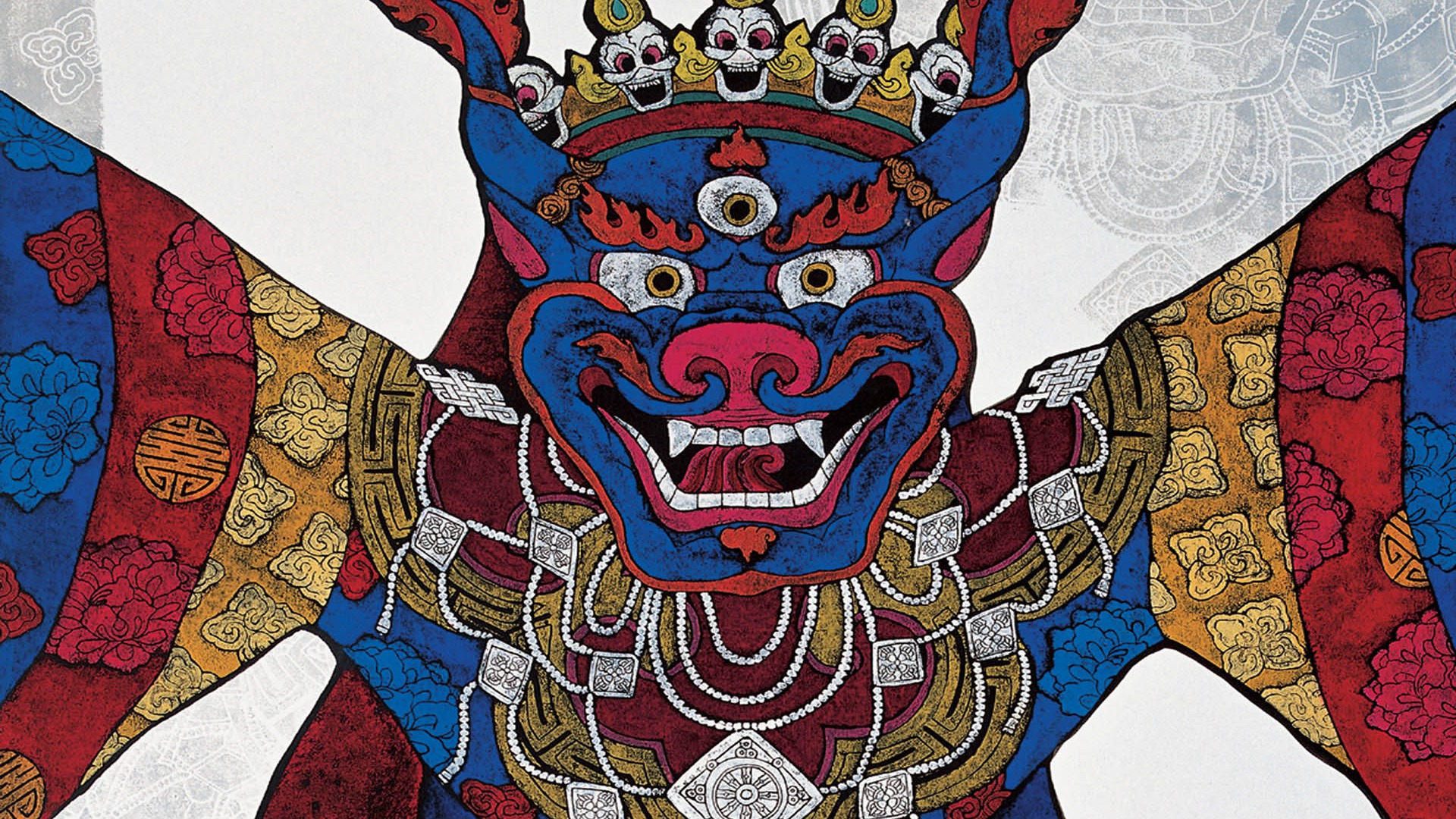 藏族祥巴版画 壁纸(一)14 - 1920x1080