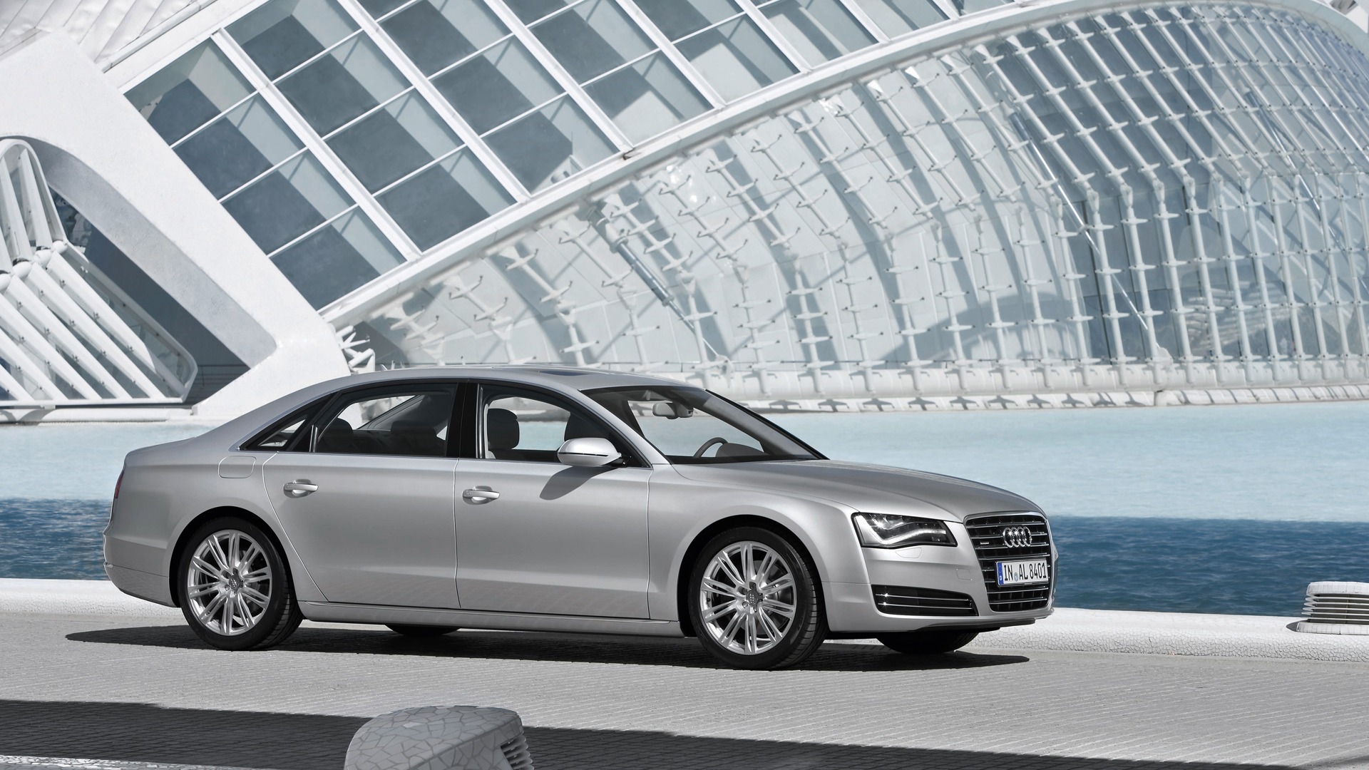 Audi A8 L 3.0 TFSI Quattro - 2010 HD wallpaper #13 - 1920x1080