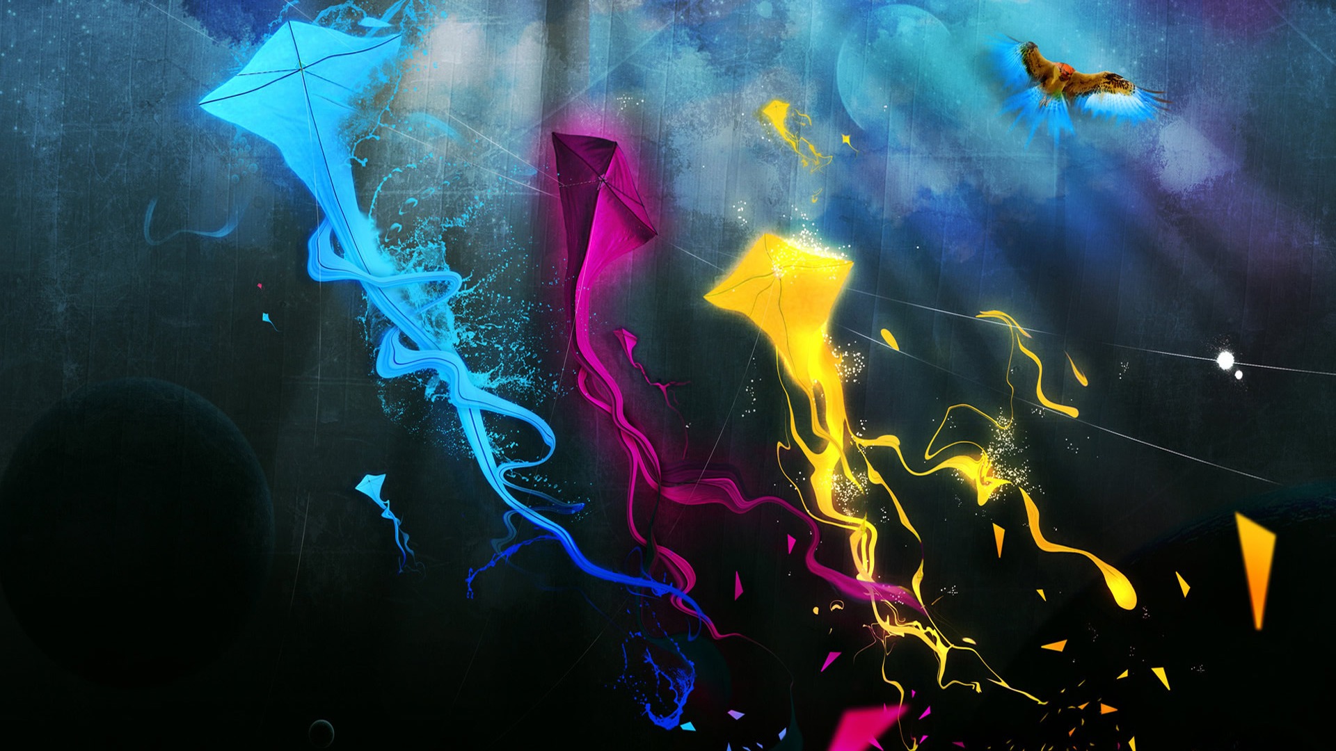 Bright color background wallpaper (26) #2 - 1920x1080