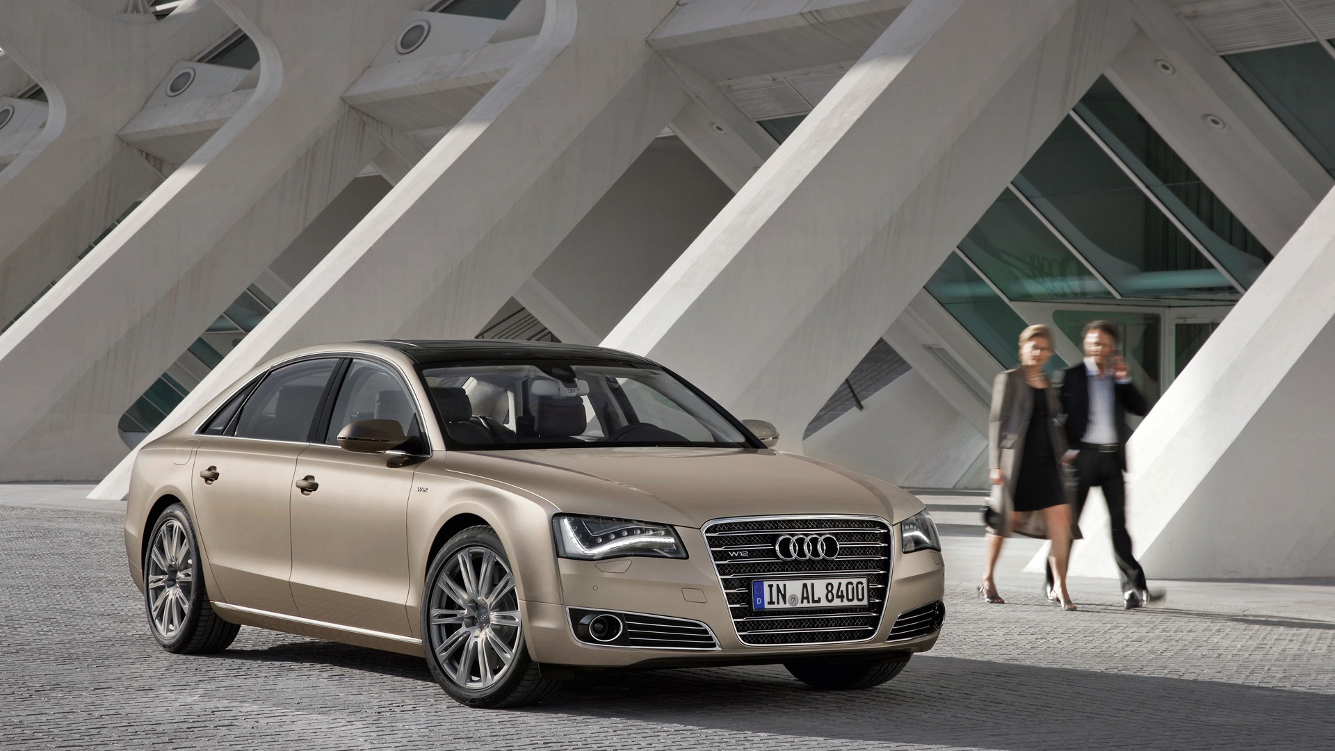 Audi A8 L W12 Quattro - 2010 HD tapetu #10 - 1920x1080