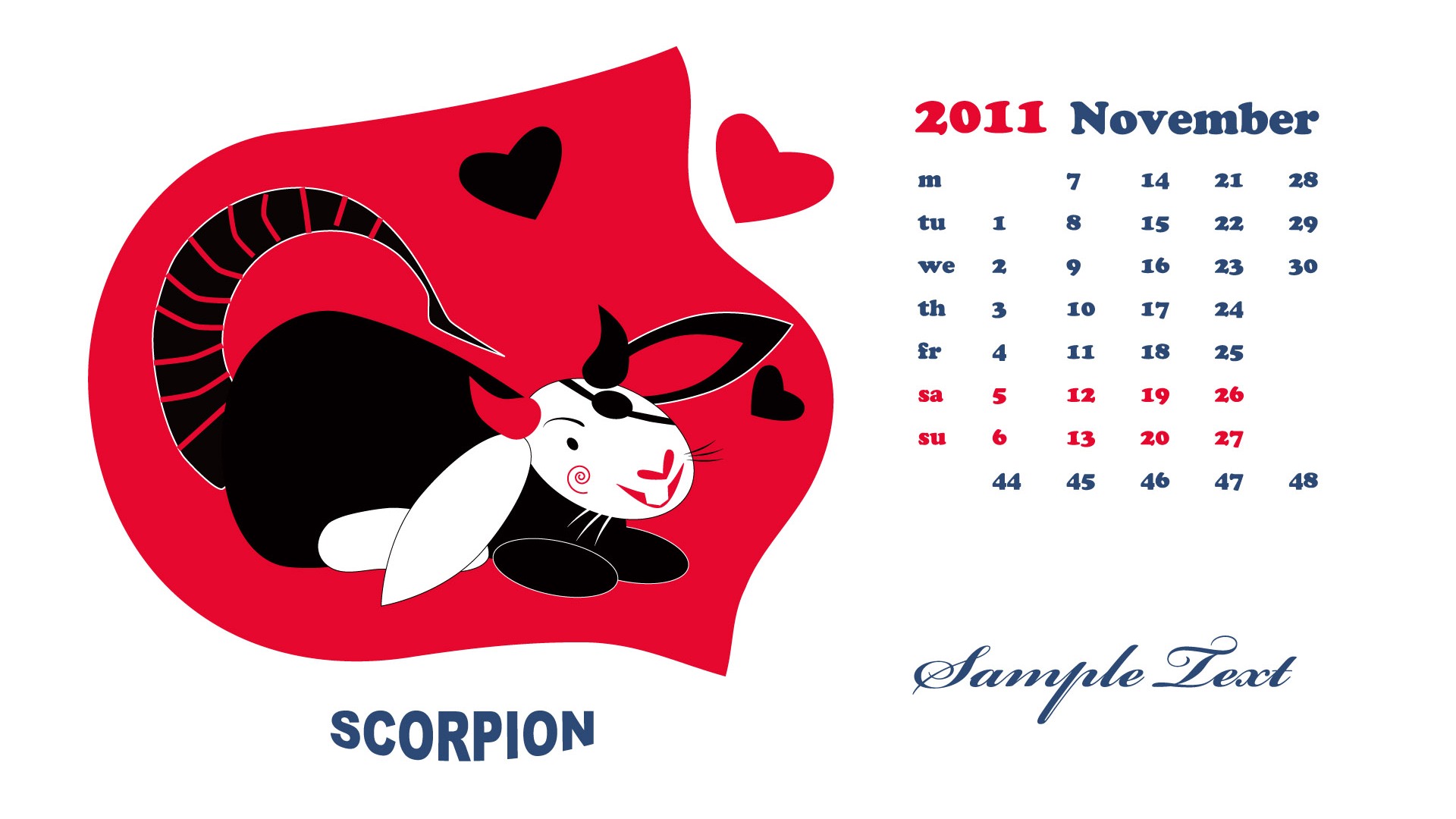 Jahr des Hasen Kalender 2011 Wallpaper (2) #2 - 1920x1080
