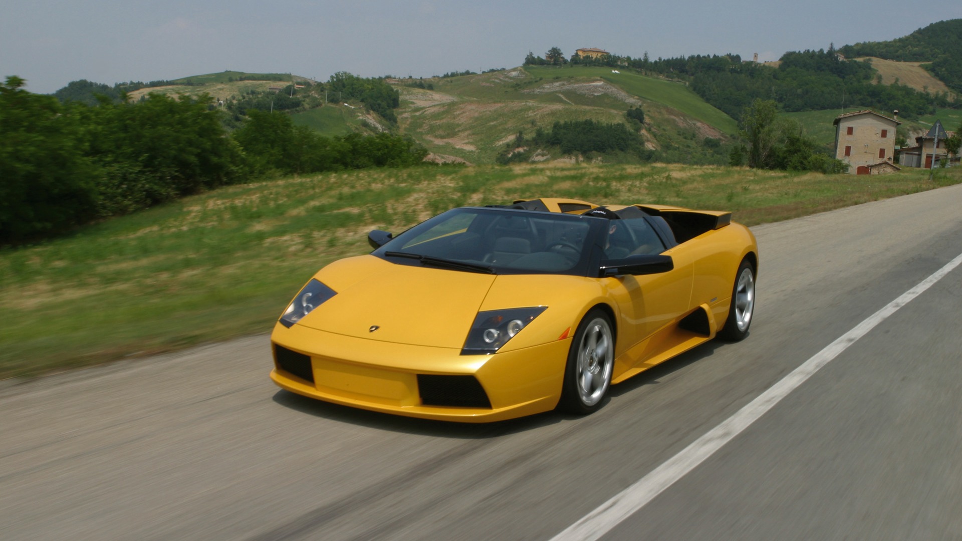 Lamborghini Murcielago Roadster - 2004 fonds d'écran HD #2 - 1920x1080