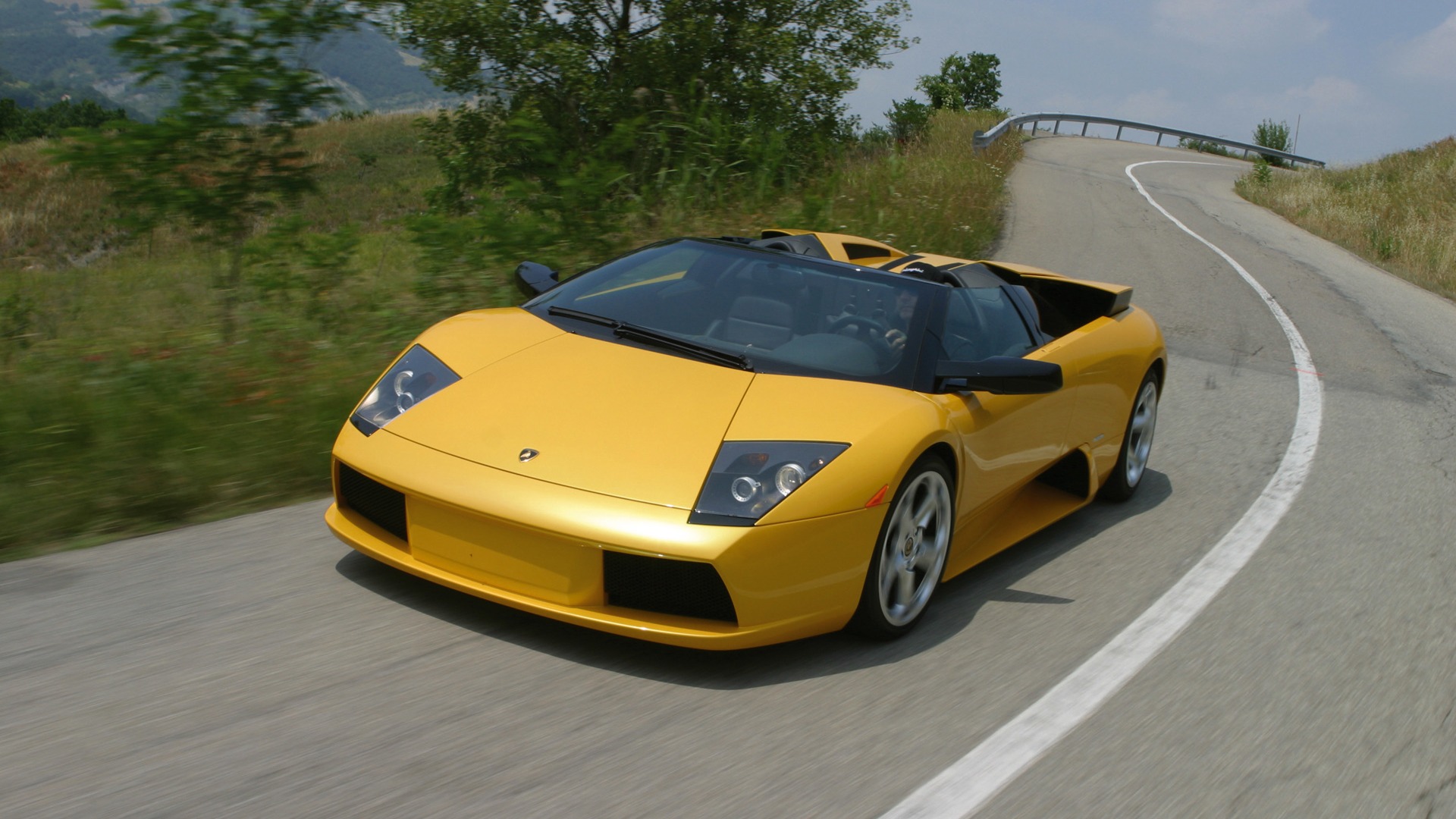 Lamborghini Murcielago Roadster - 2004 HD обои #3 - 1920x1080