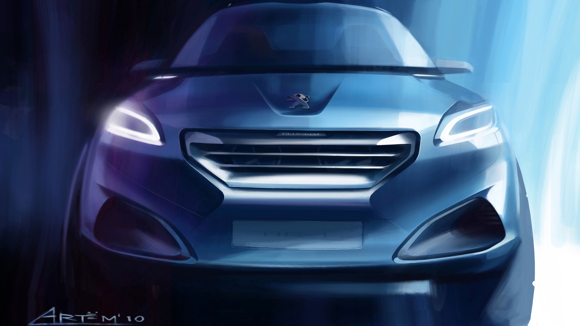 Concept Car Peugeot HR1 - 2010 标志31 - 1920x1080