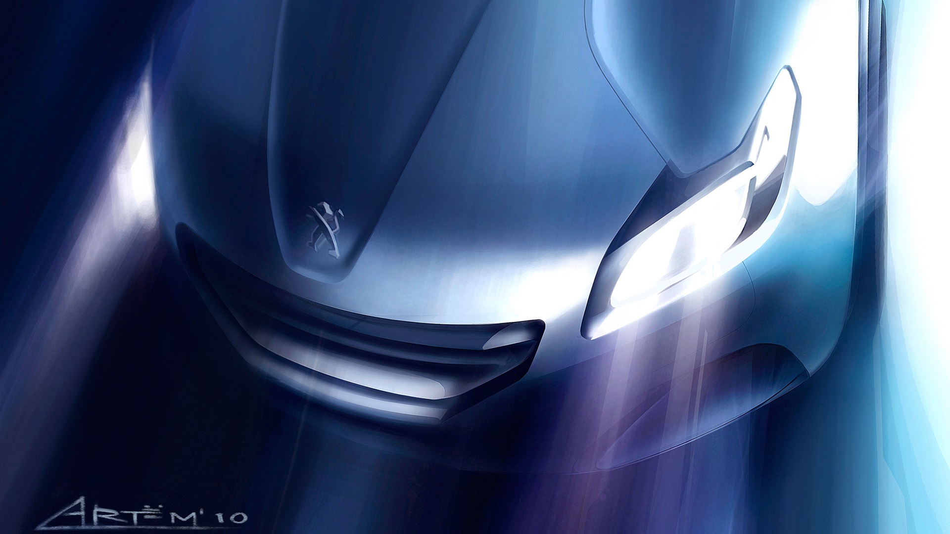 Concept Car Peugeot HR1 - 2010 标志32 - 1920x1080