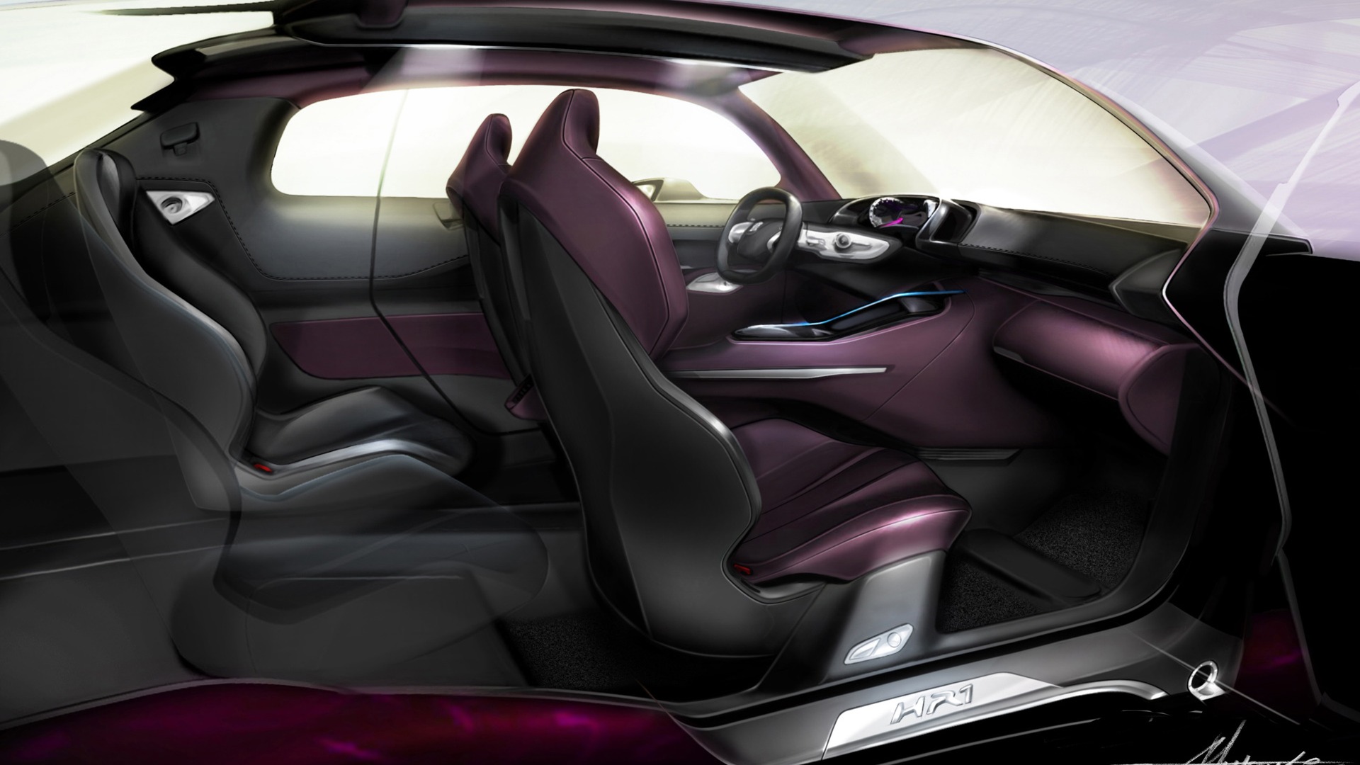 Concept Car Peugeot HR1 - 2010 标志37 - 1920x1080