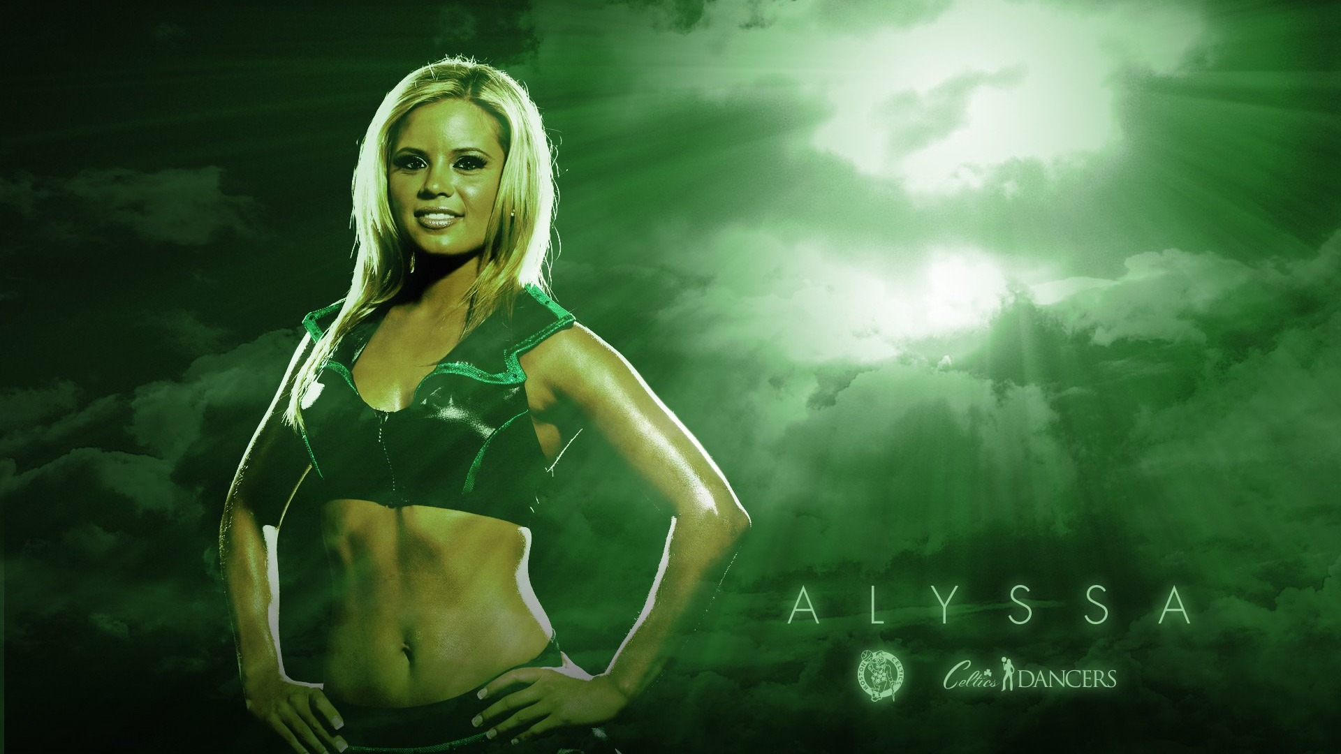 NBA Saison 2010-11, die Celtics Cheerleader Tapete #3 - 1920x1080