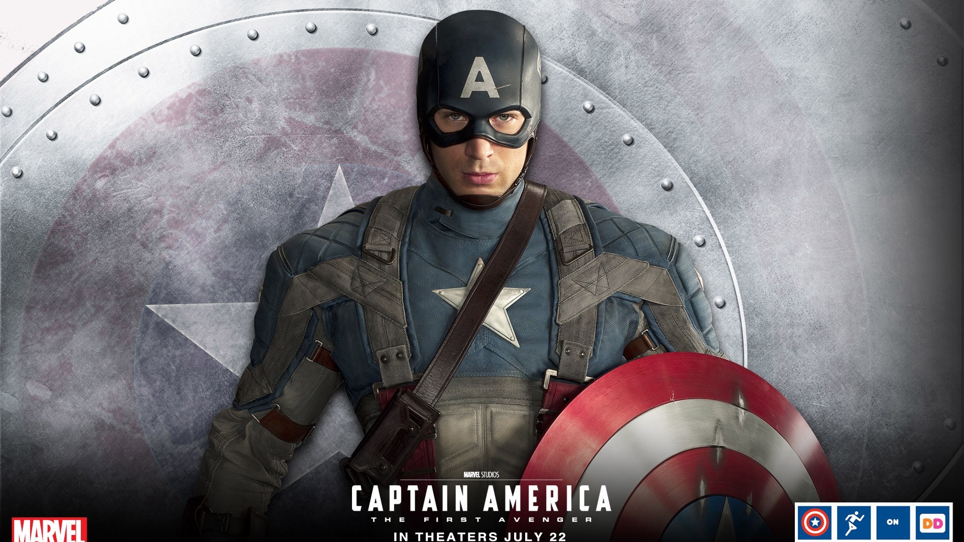 캡틴 아메리카 : 첫번째 아벤저의 HD 배경 화면 #4 - 1920x1080