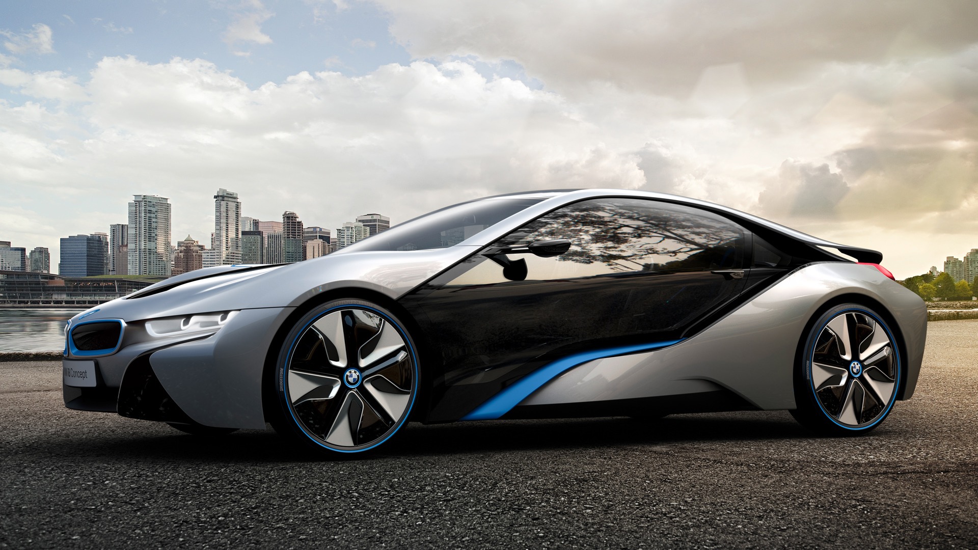 BMW i8 개념 - 2011의 HD 배경 화면 #1 - 1920x1080