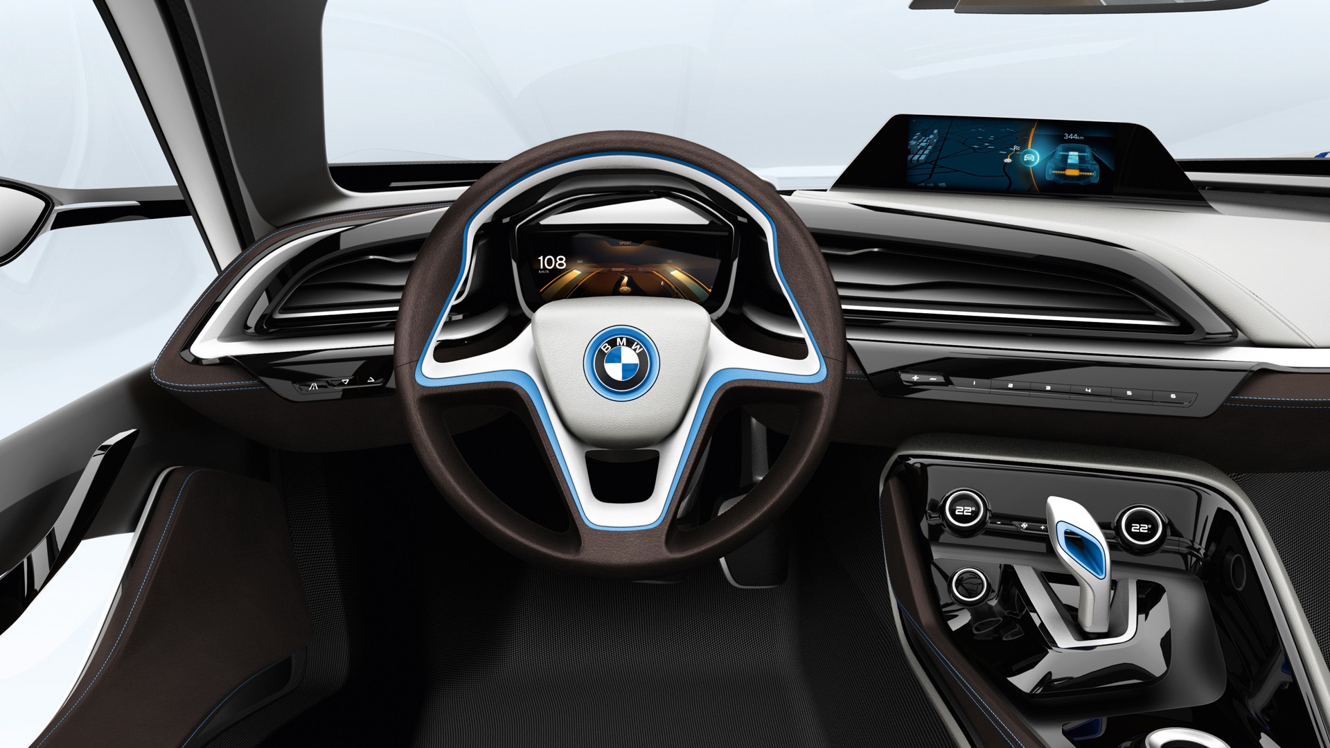 BMW i8 개념 - 2011의 HD 배경 화면 #32 - 1920x1080