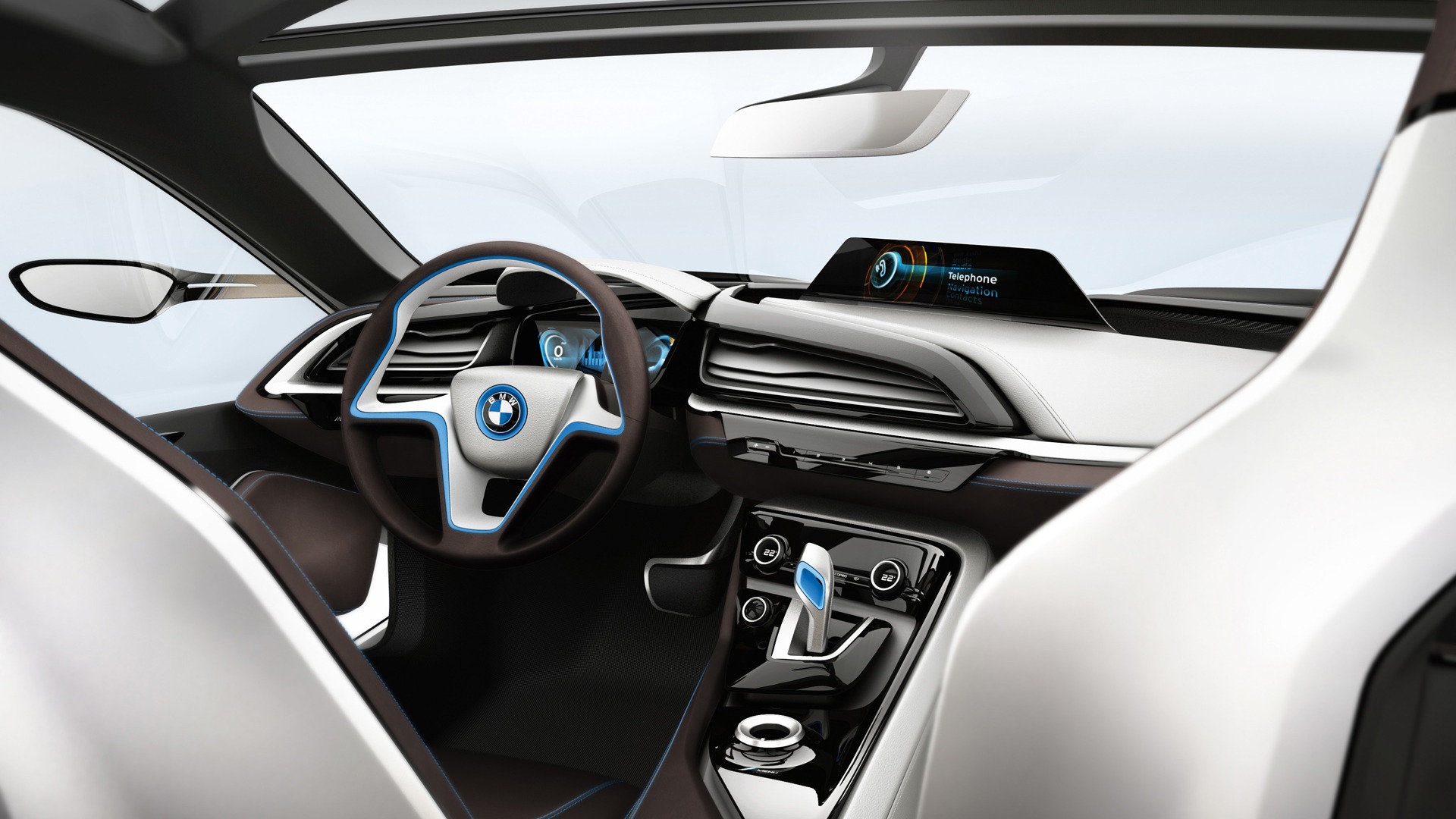 BMW i8 개념 - 2011의 HD 배경 화면 #34 - 1920x1080