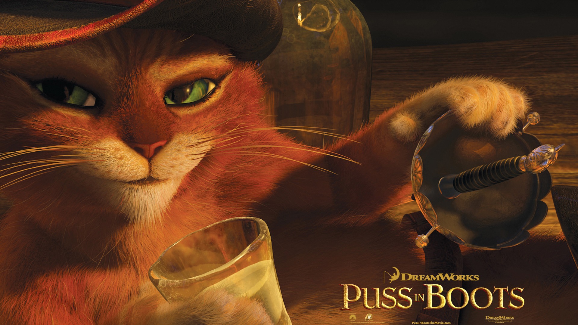 Puss in Boots HD wallpapers #4 - 1920x1080