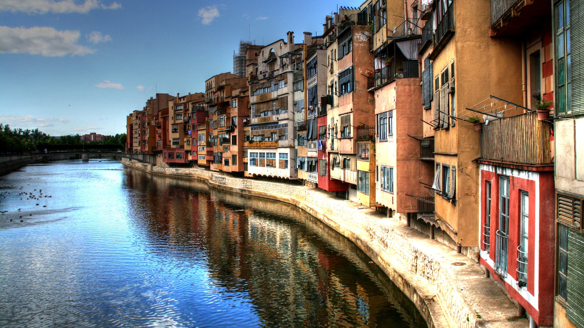 Spain Girona HDR-style wallpapers #1 - 1920x1080