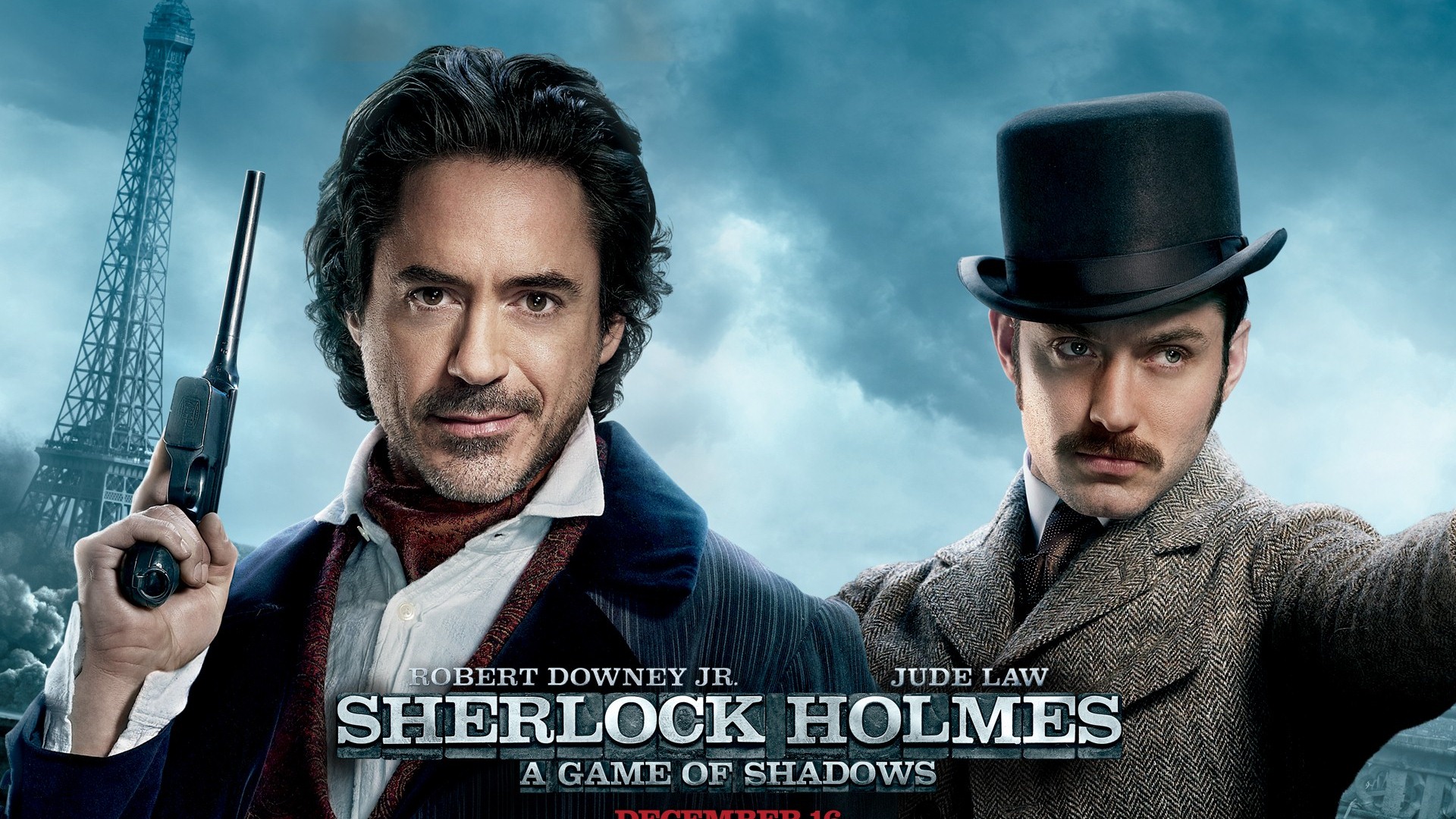 Шерлок Холмс: Игра теней обои HD #1 - 1920x1080