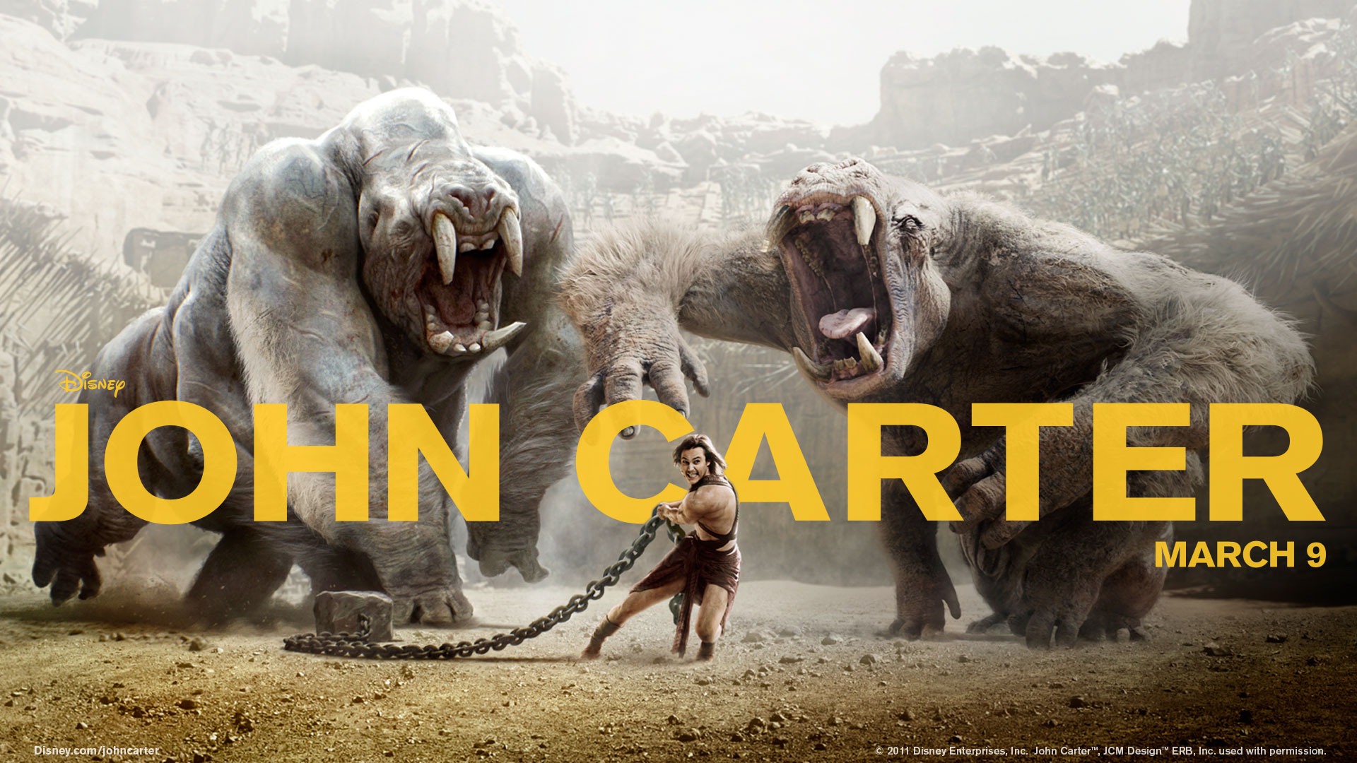 2012 fonds d'écran HD John Carter #1 - 1920x1080