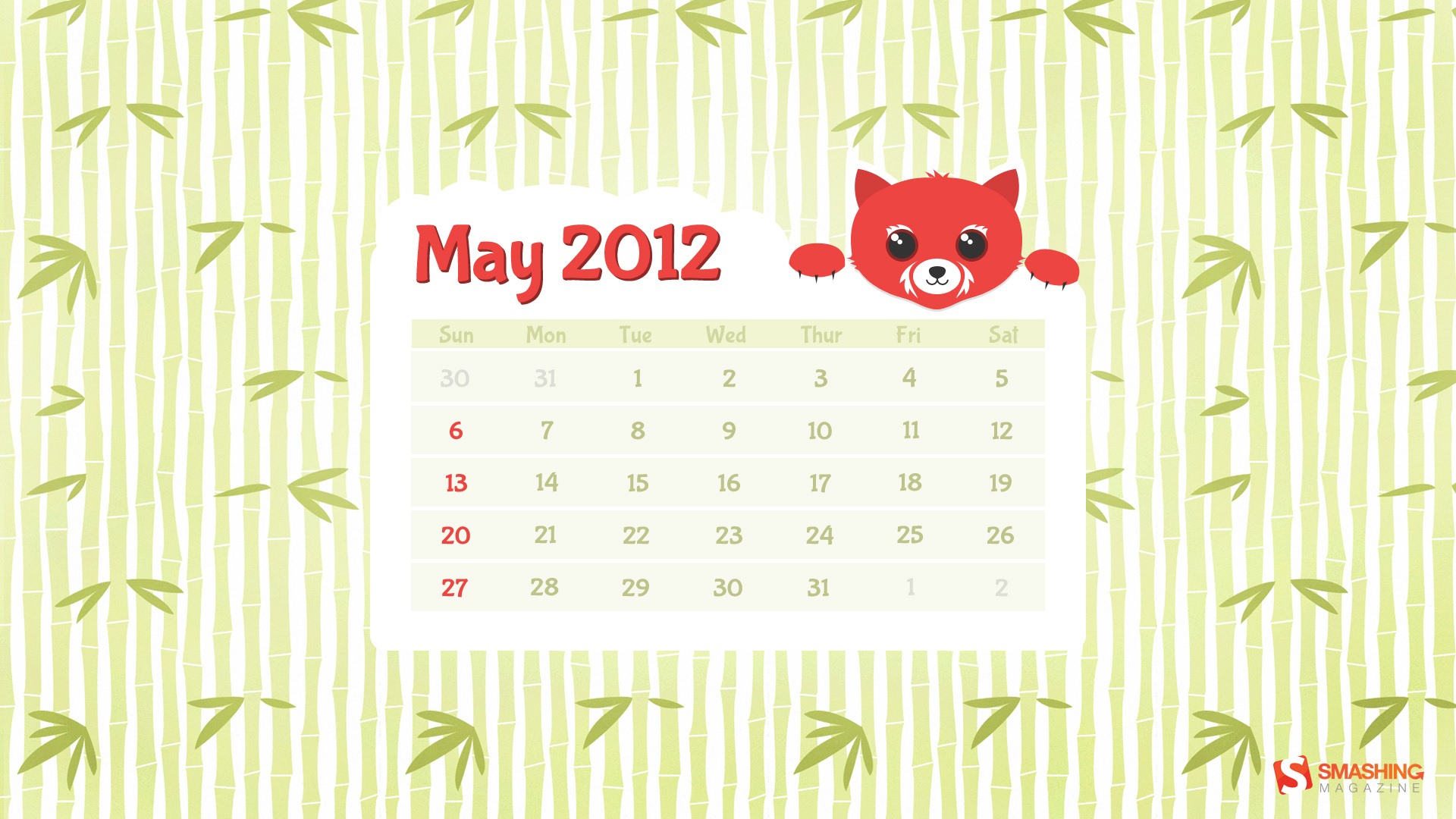 Май 2012 Календарь обои (2) #6 - 1920x1080