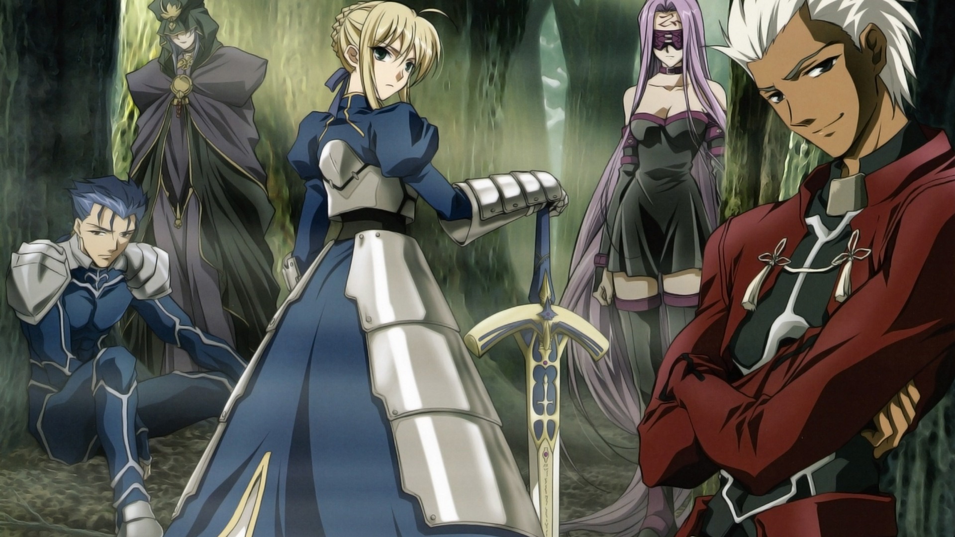 Fate stay night HD wallpapers #19 - 1920x1080