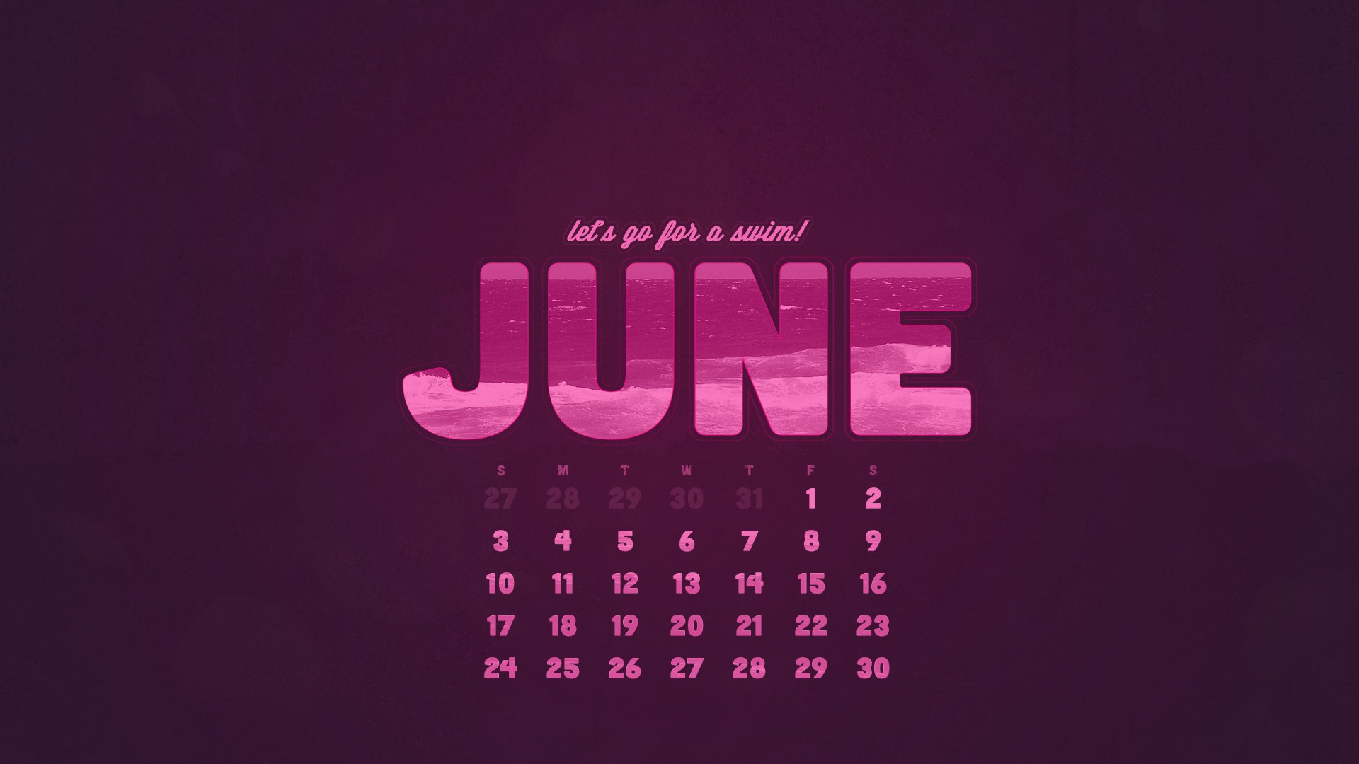 Calendario de junio de 2012 fondos de pantalla (1) #3 - 1920x1080