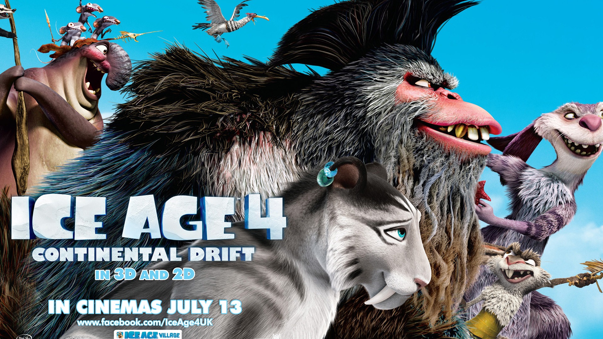 Ice Age 4: Continental Drift HD wallpapers #7 - 1920x1080