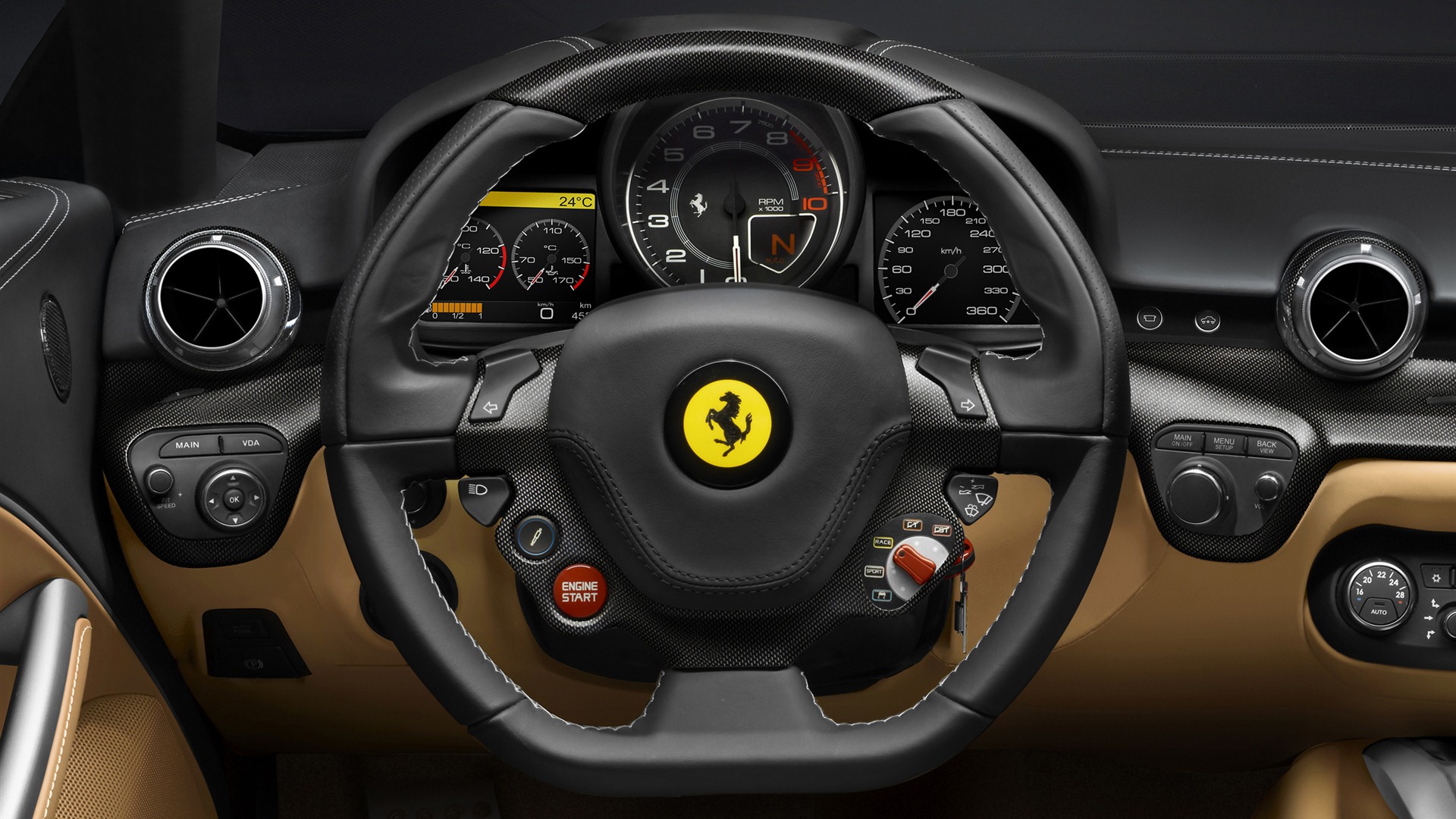 2012 Ferrari F12 Berlinetta 法拉利 高清壁纸7 - 1920x1080