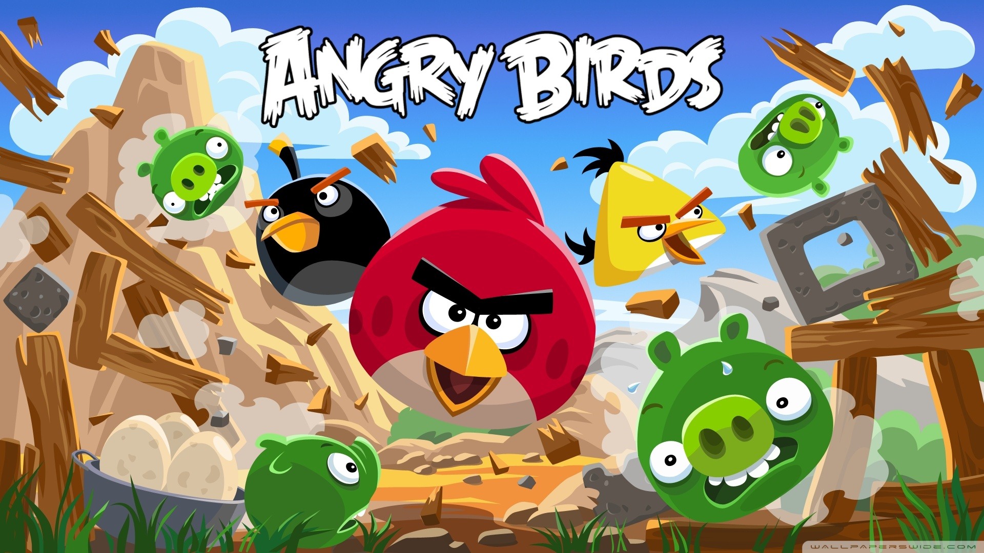 Angry Birds fonds d'écran de jeux #10 - 1920x1080