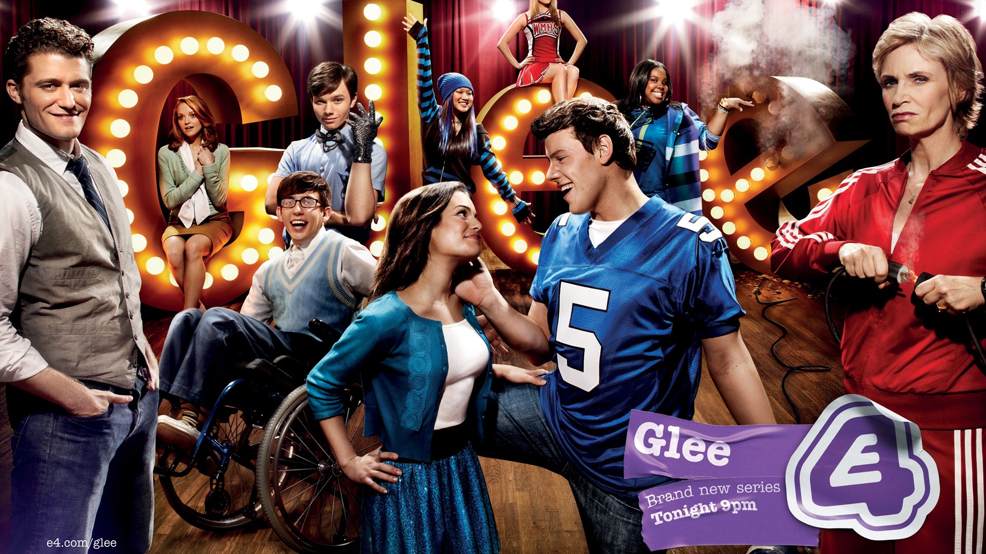 Glee TV Series HD обои #1 - 1920x1080