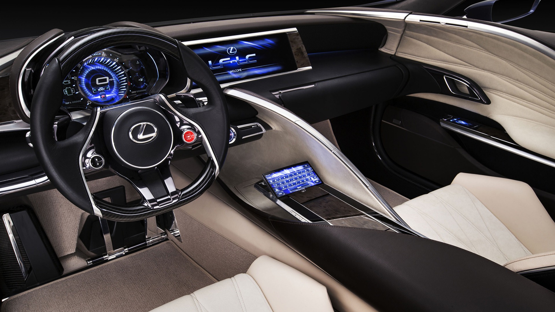 2012 Lexus LF-LC azul concepto HD fondos de pantalla #14 - 1920x1080