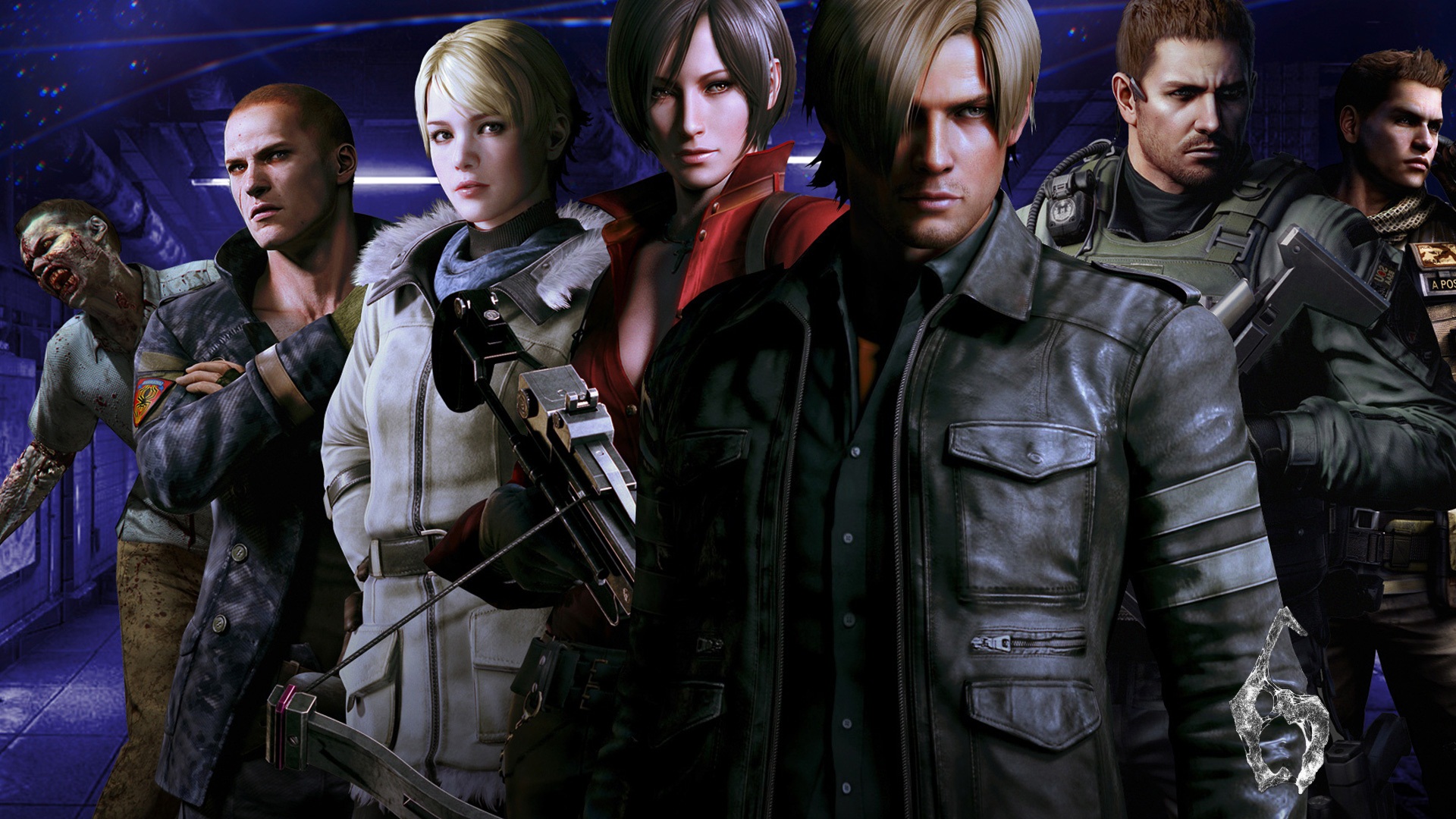 Resident Evil 6 обои HD игры #10 - 1920x1080