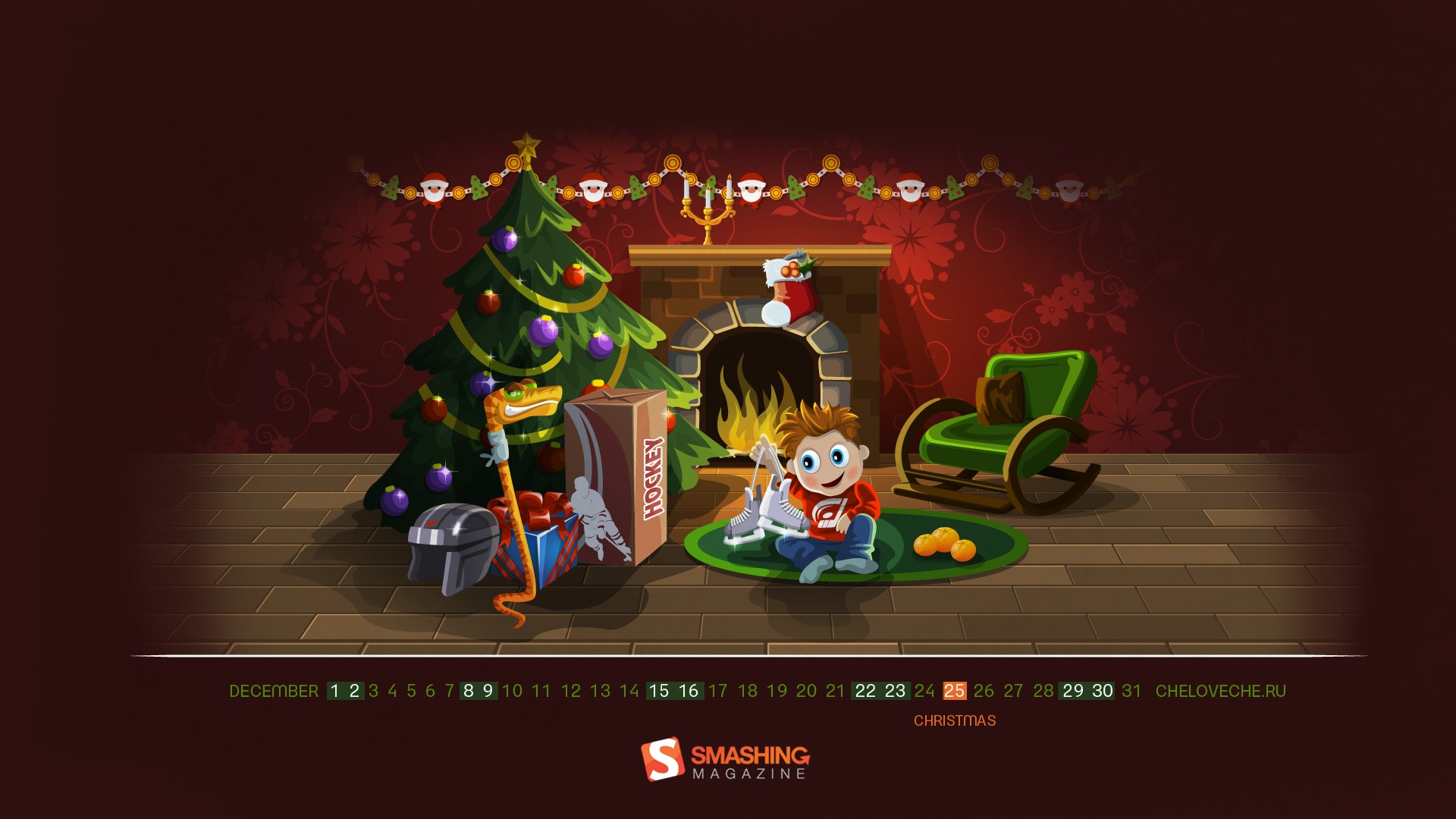 Dezember 2012 Kalender Wallpaper (1) #11 - 1920x1080