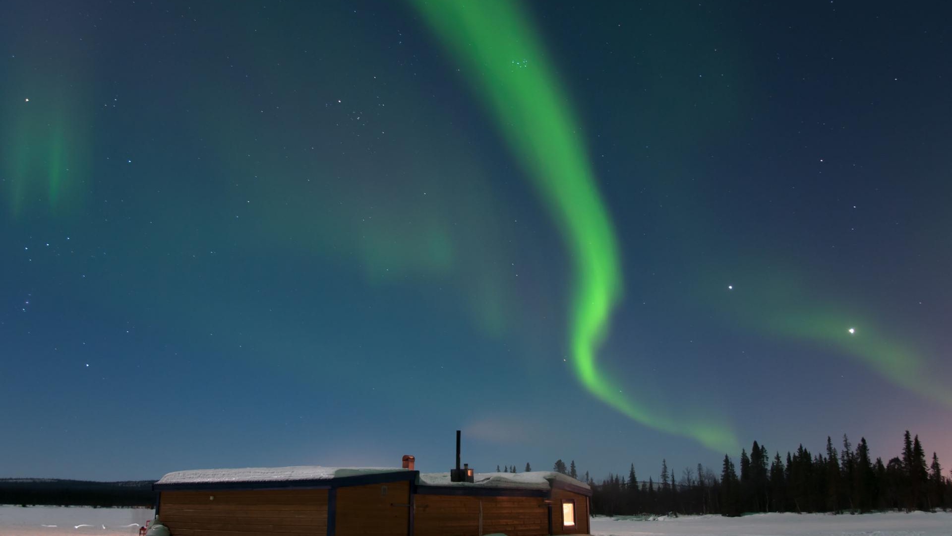 Природные чудеса Northern Lights HD обои (2) #16 - 1920x1080